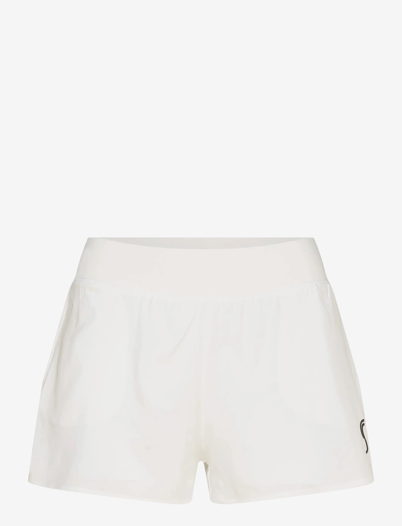 RS Sports - Women's Performance Court Shorts - 2 in 1 with Ball Pockets - training shorts - white - 0