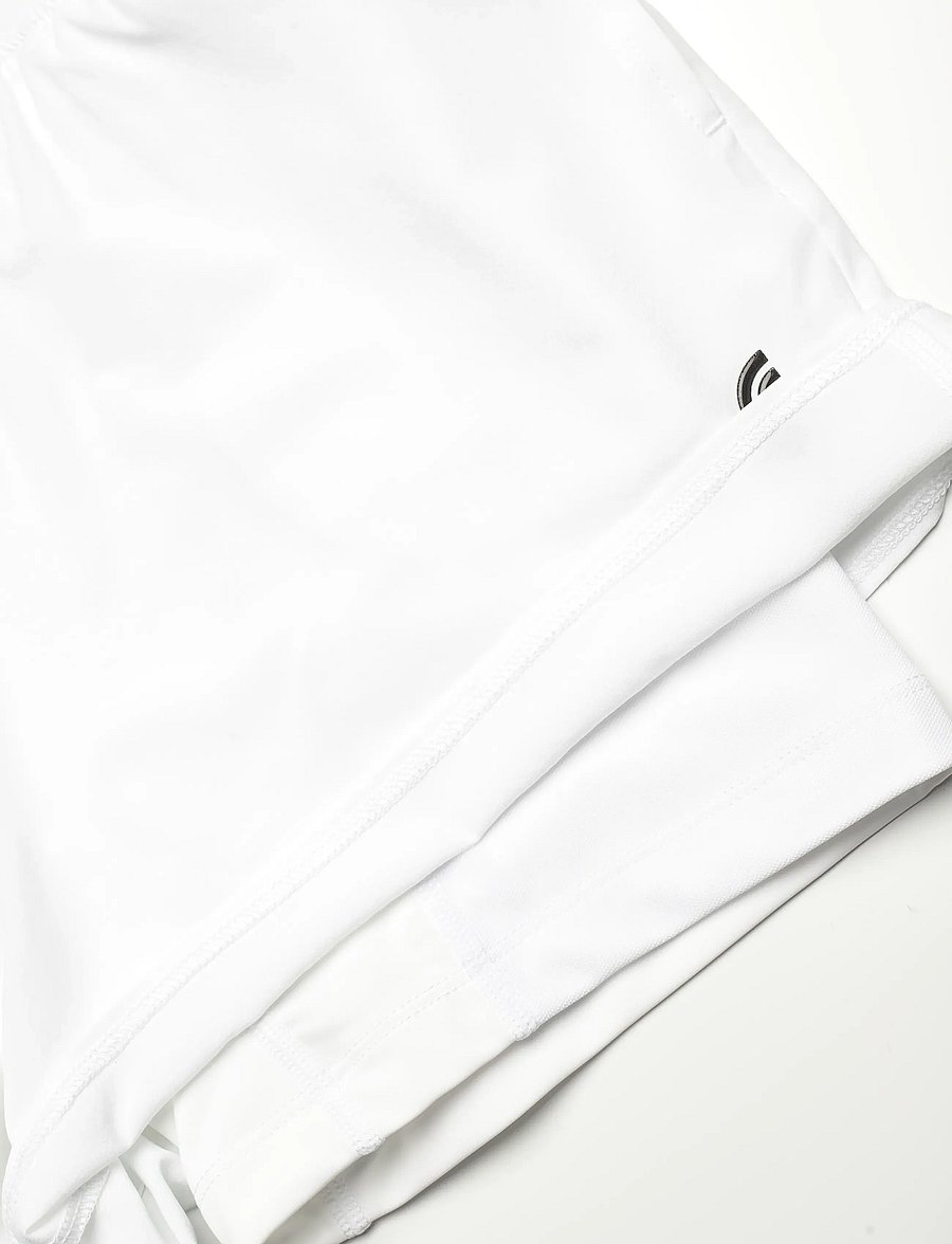 RS Sports - Women's Performance Court Shorts - 2 in 1 with Ball Pockets REC - trainingsshorts - white - 2