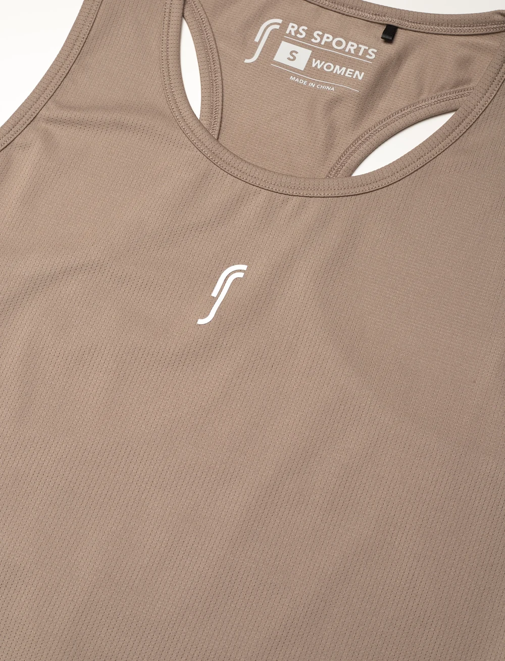 RS Sports - Women's Performance Racerback - Mesh - tank tops - solid taupe - 2