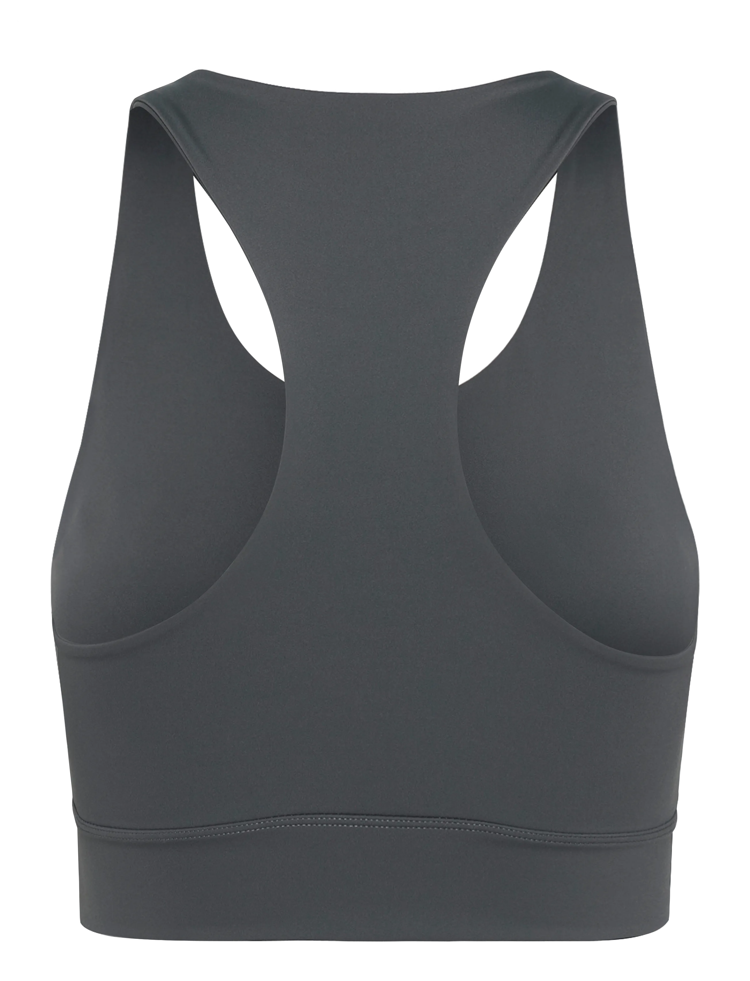 RS Sports - Women's Stretch Tech Sports Bra Logo (Deep Grey/Ace Yellow,XL,st) - deep grey/ace yellow - 1