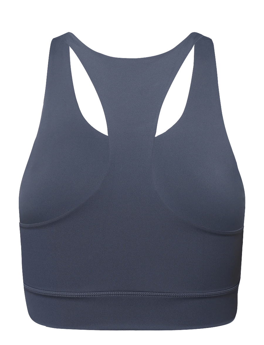 RS Sports - Women's Stretch Tech Sports Bra Logo (Deep Grey/Ace Yellow,XL,st) - sport-bhs - deep grey/ace yellow - 1