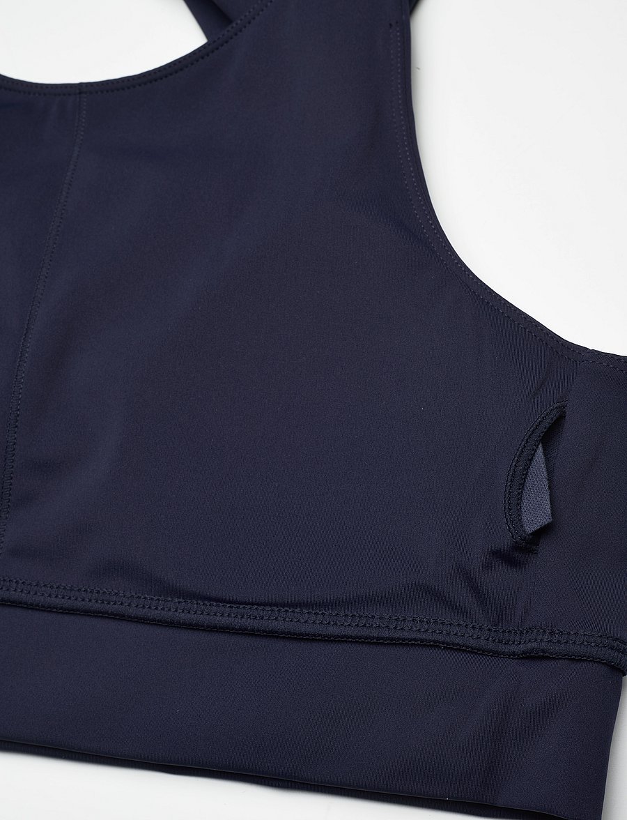 RS Sports - Women's Stretch Tech Sports Bra Logo - sport-bhs - navy - 3