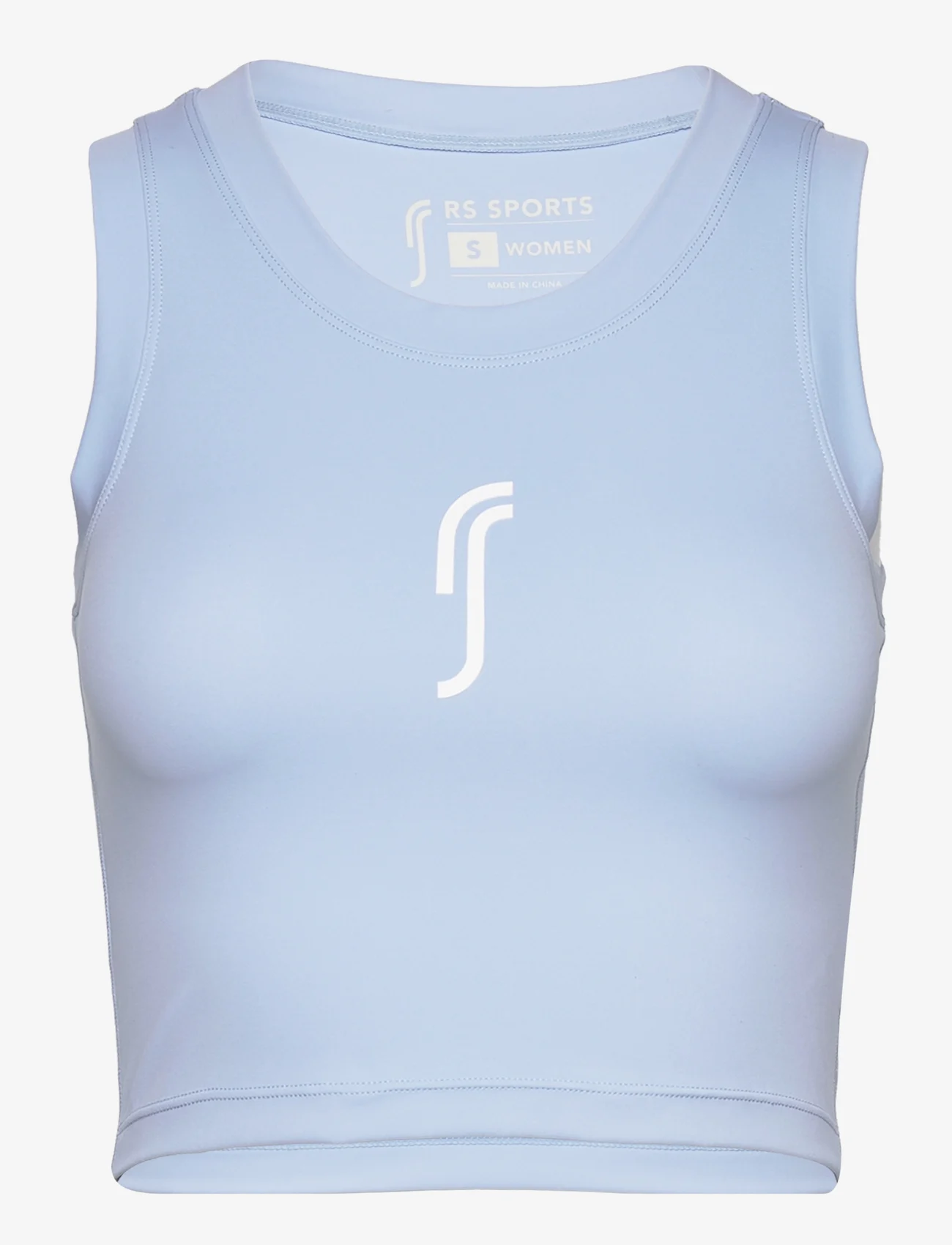 RS Sports - Women’s Racquet Crop Tank - lowest prices - soft blue - 0