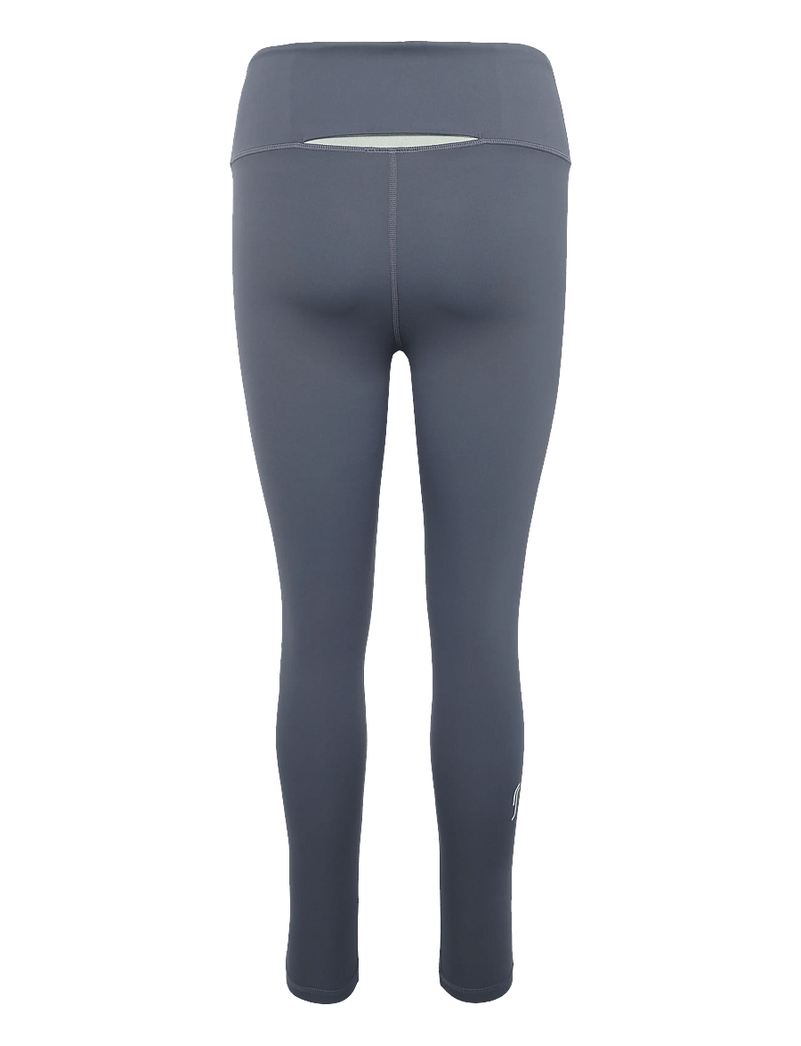 RS Sports - Women's Stretch Tech Back Pocket Tights (Deep Grey/Ace Yellow,XL,st) - trainingstights - deep grey/ace yellow - 1