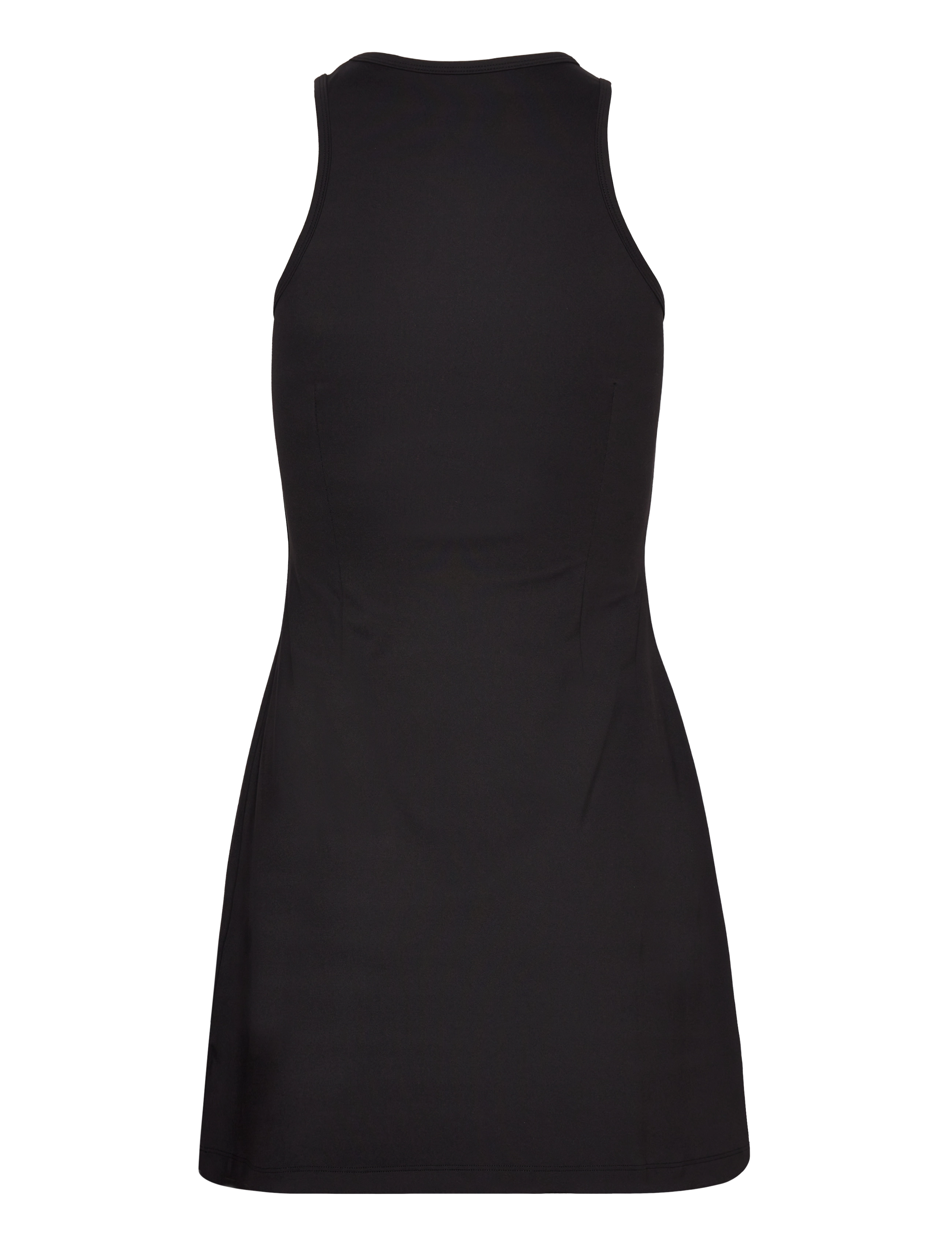 RS Sports - Women's Court Match Dress w. inner shorts (Black/White,S,st) - black - 1