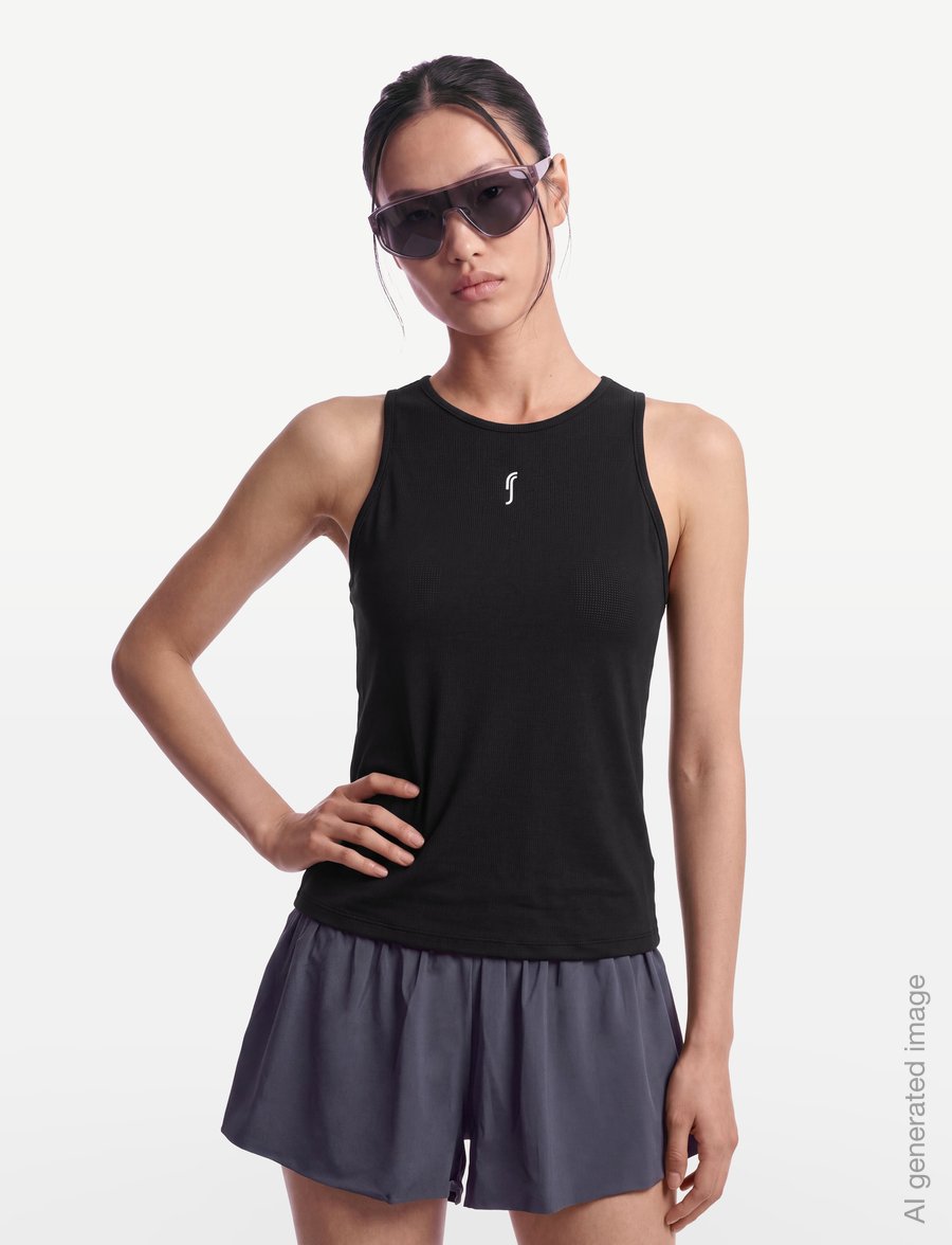 RS Sports - Women's Performance Tank - Mesh - tank tops - black - 3