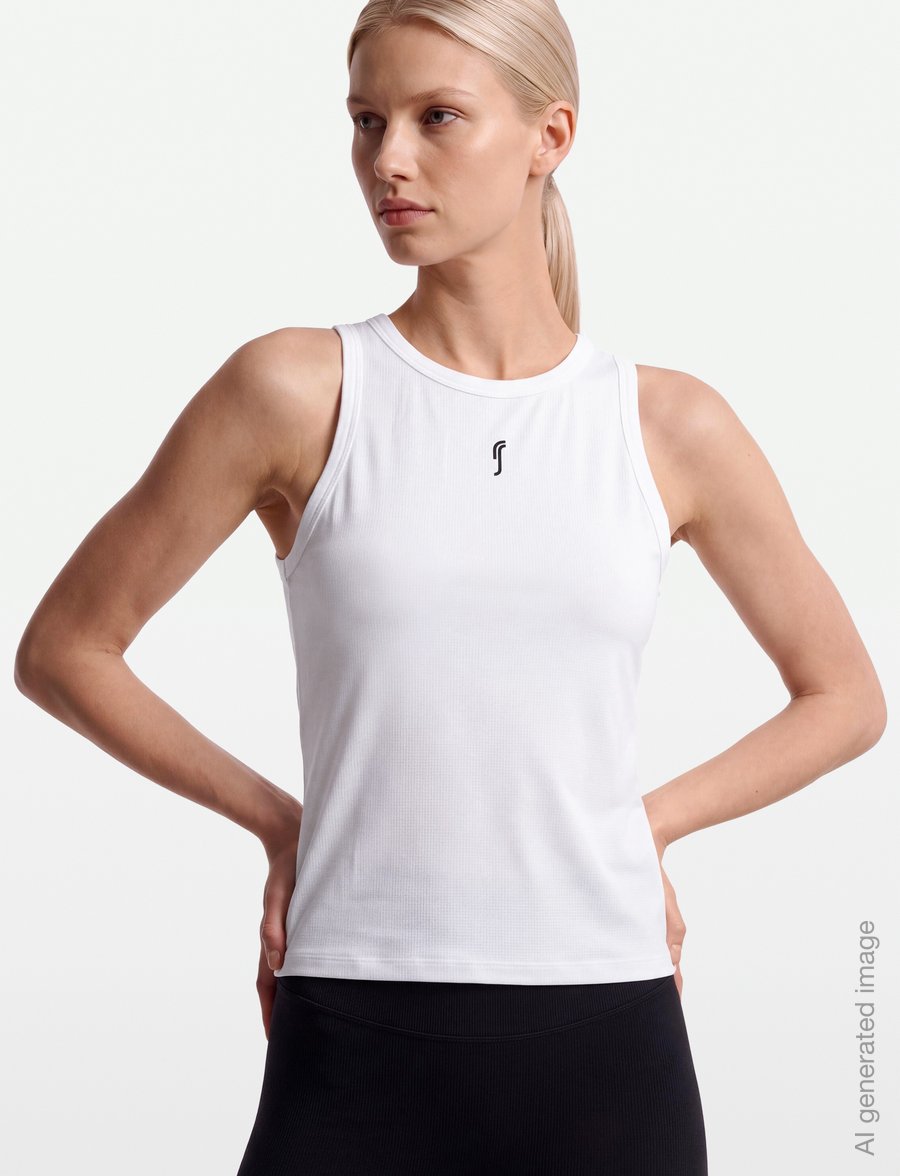 RS Sports - Women's Performance Tank - Mesh - tank tops - white - 3