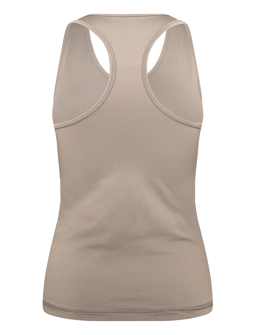 RS Sports - Women's Court V-neck Top (Brown/White,XS,st) - Õlapaeltega pluusid - brown/white - 1
