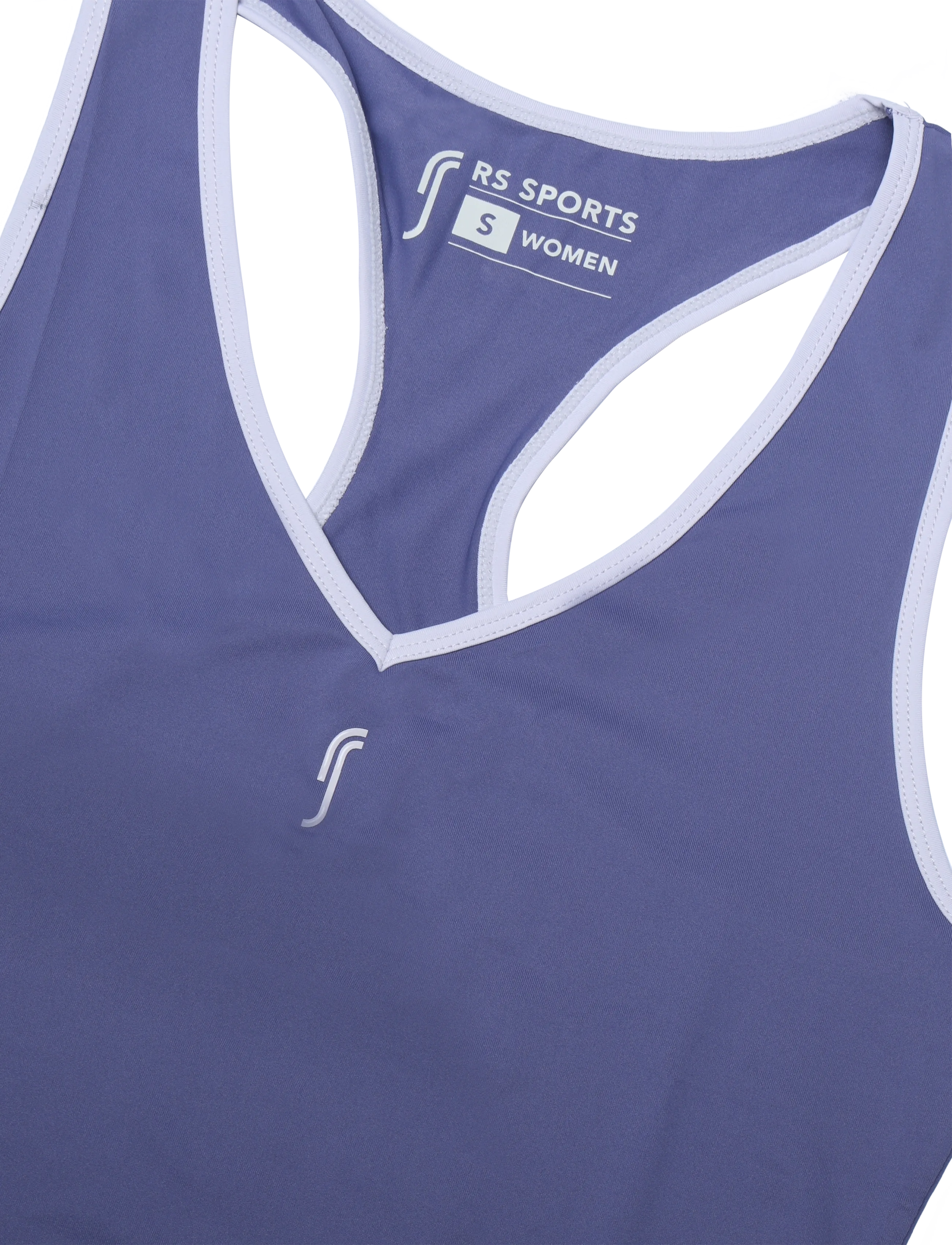RS Sports - Women's Court V-neck Top (Solid Purple/Ace Purple,XL,st) - Õlapaeltega pluusid - solid purple/ace purple - 2