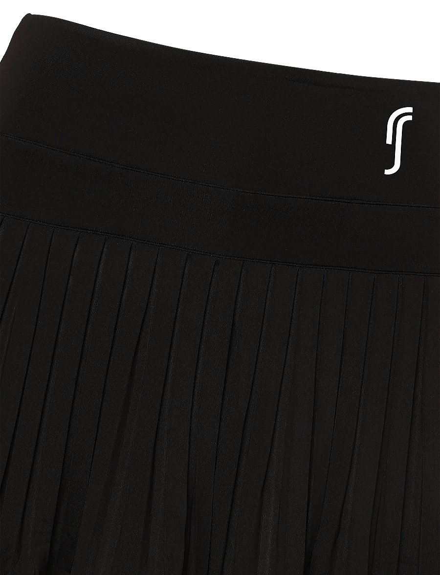 RS Sports - Women's Court Pleated Skirt - skorts - black - 2