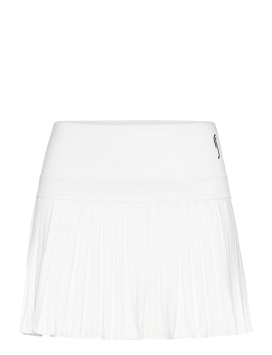 RS Sports - Women's Court Pleated Skirt (White/Black,XL,st) - jupes-shorts - white - 0