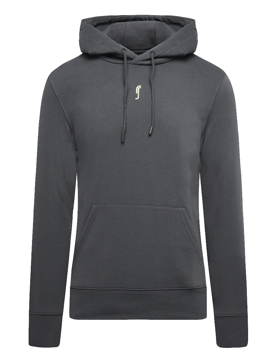 RS Sports - Men's Paris Hoodie (Deep Grey/Ace Yellow,S,st) - kapuzenpullover - deep grey/ace yellow - 0