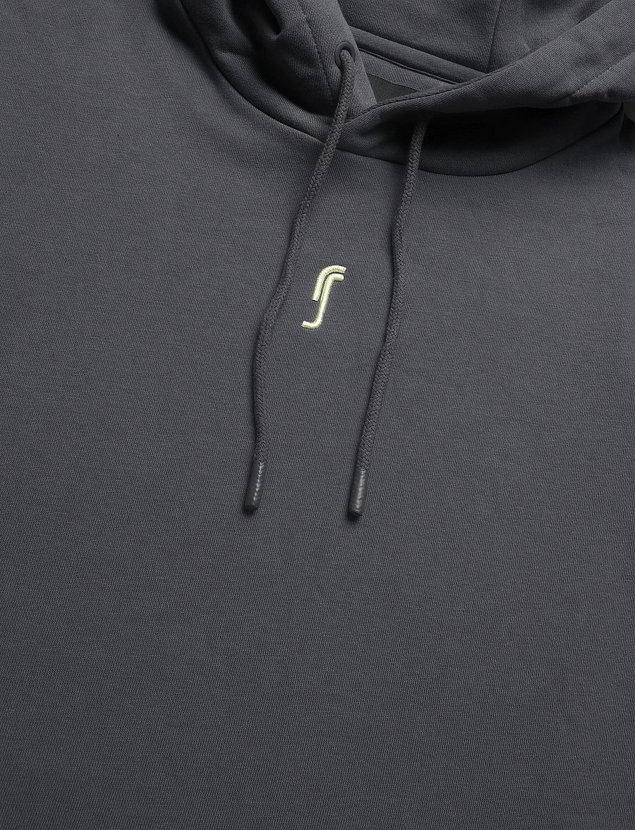 RS Sports - Men's Paris Hoodie (Deep Grey/Ace Yellow,S,st) - kapuzenpullover - deep grey/ace yellow - 2