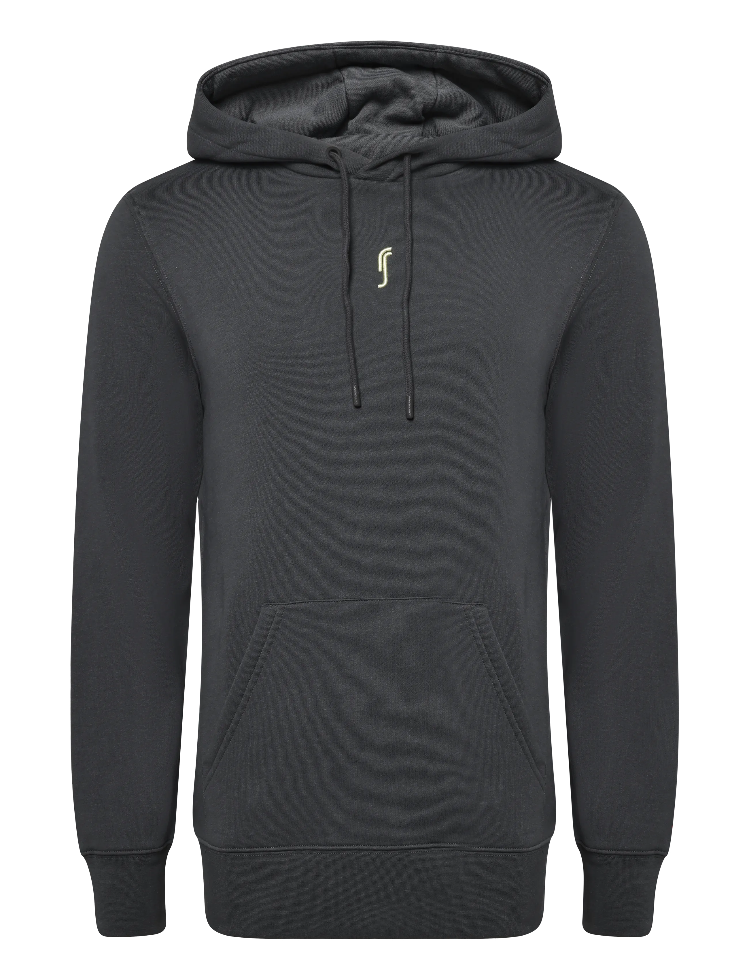 RS Sports Men's Paris Hoodie (Deep Grey/Ace Yellow,M,st) - RS Sports - DEEP GREY/ACE YELLOW / grey