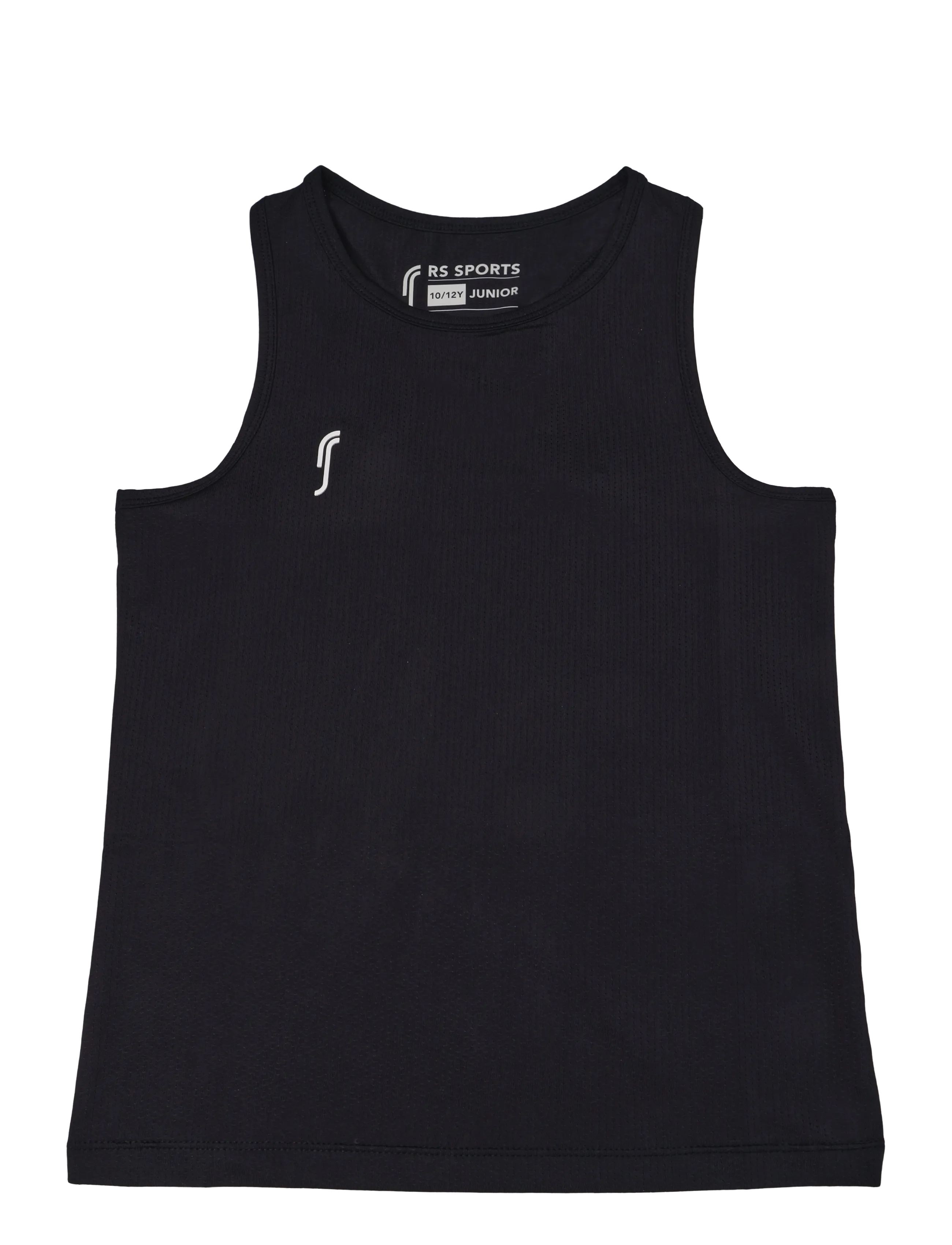 RS Sports RS Junior Club Racerback (Black/White,8-10 Y,st) - Toppe og t-shirts - BLACK / black