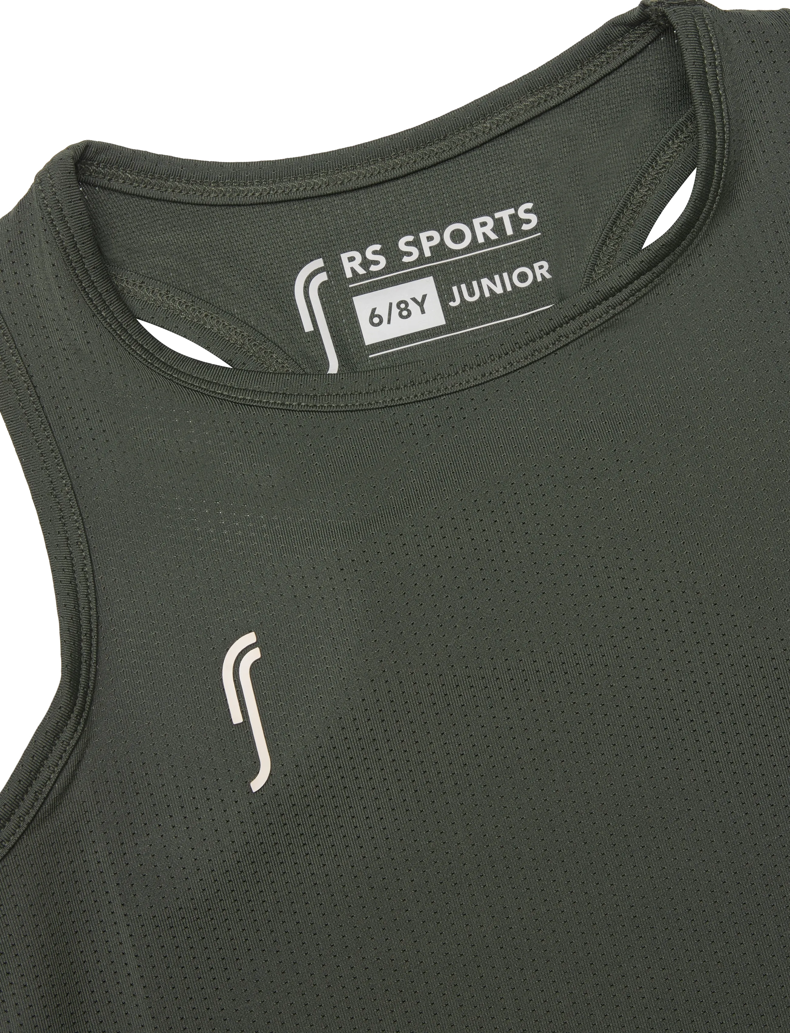 RS Sports - RS Junior Club Racerback (Black/White,8-10 Y,st) - sportstoppe - deep green - 2
