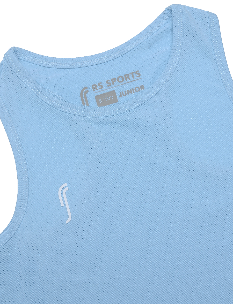 RS Sports - RS Junior Club Racerback (Black/White,8-10 Y,st) - sportstoppe - light blue - 2