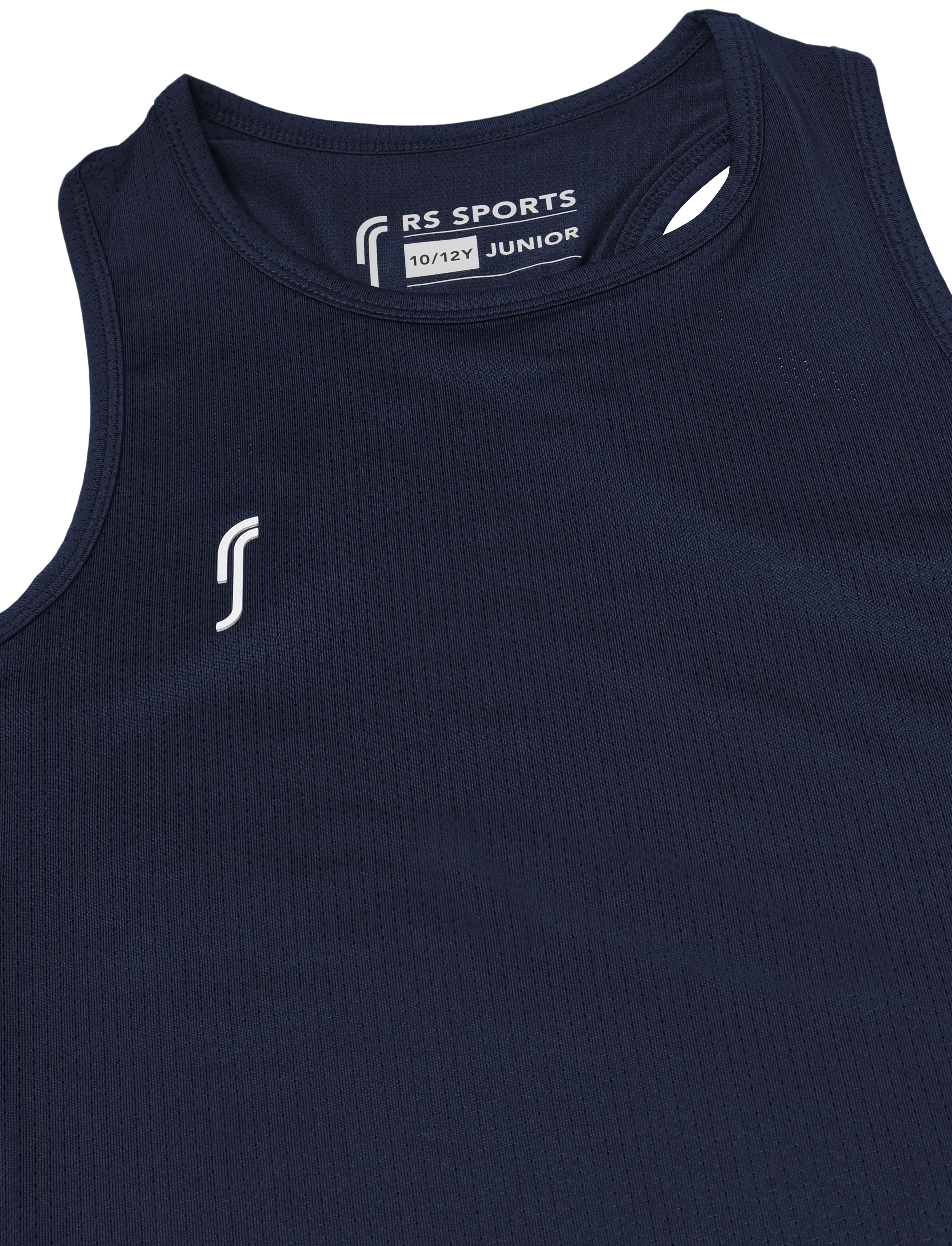 RS Sports - RS Junior Club Racerback (Black/White,8-10 Y,st) - sportstoppe - navy - 2