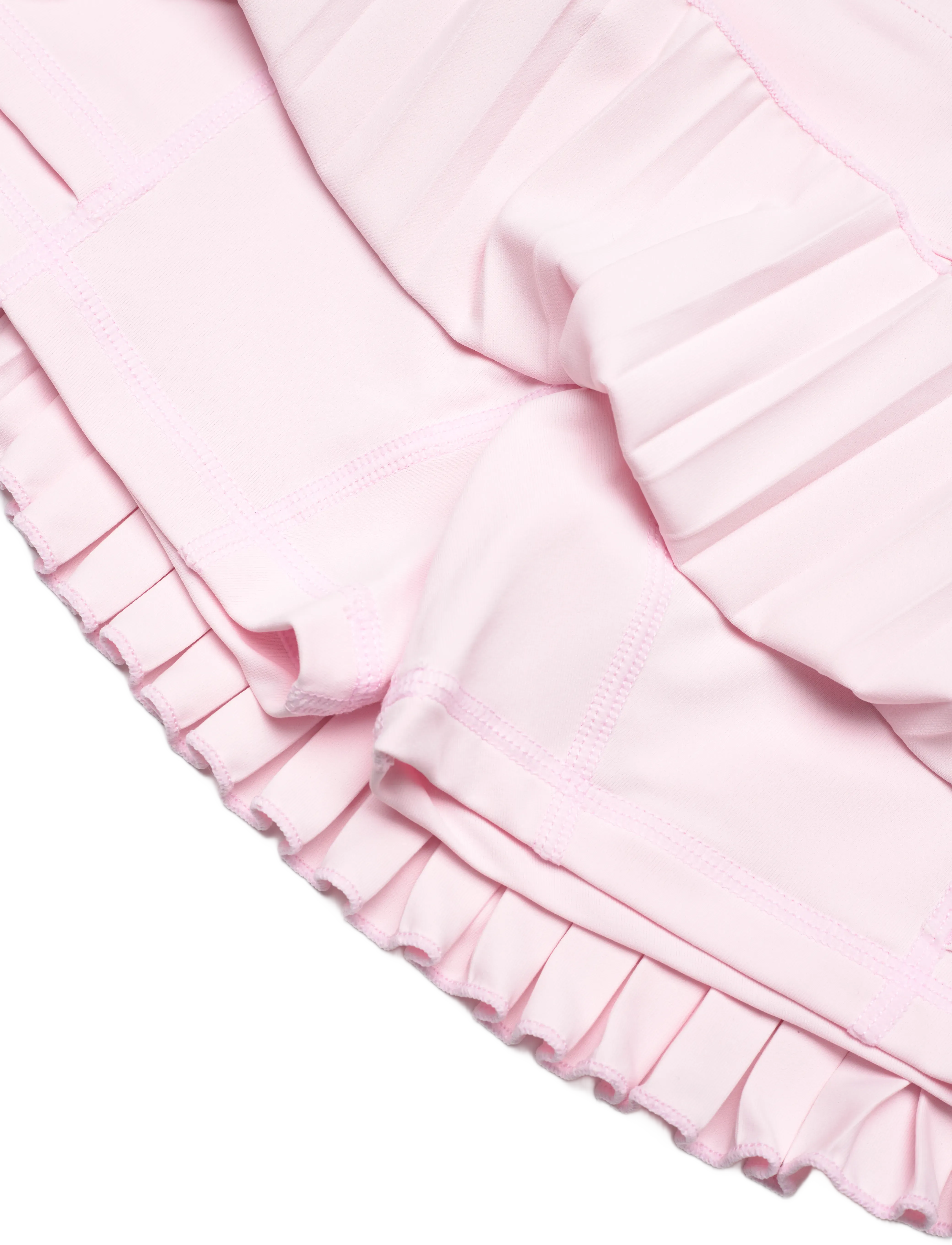 RS Sports - Girl's Match Skirt(White,12-14 Y,st) - skorts - light pink - 2