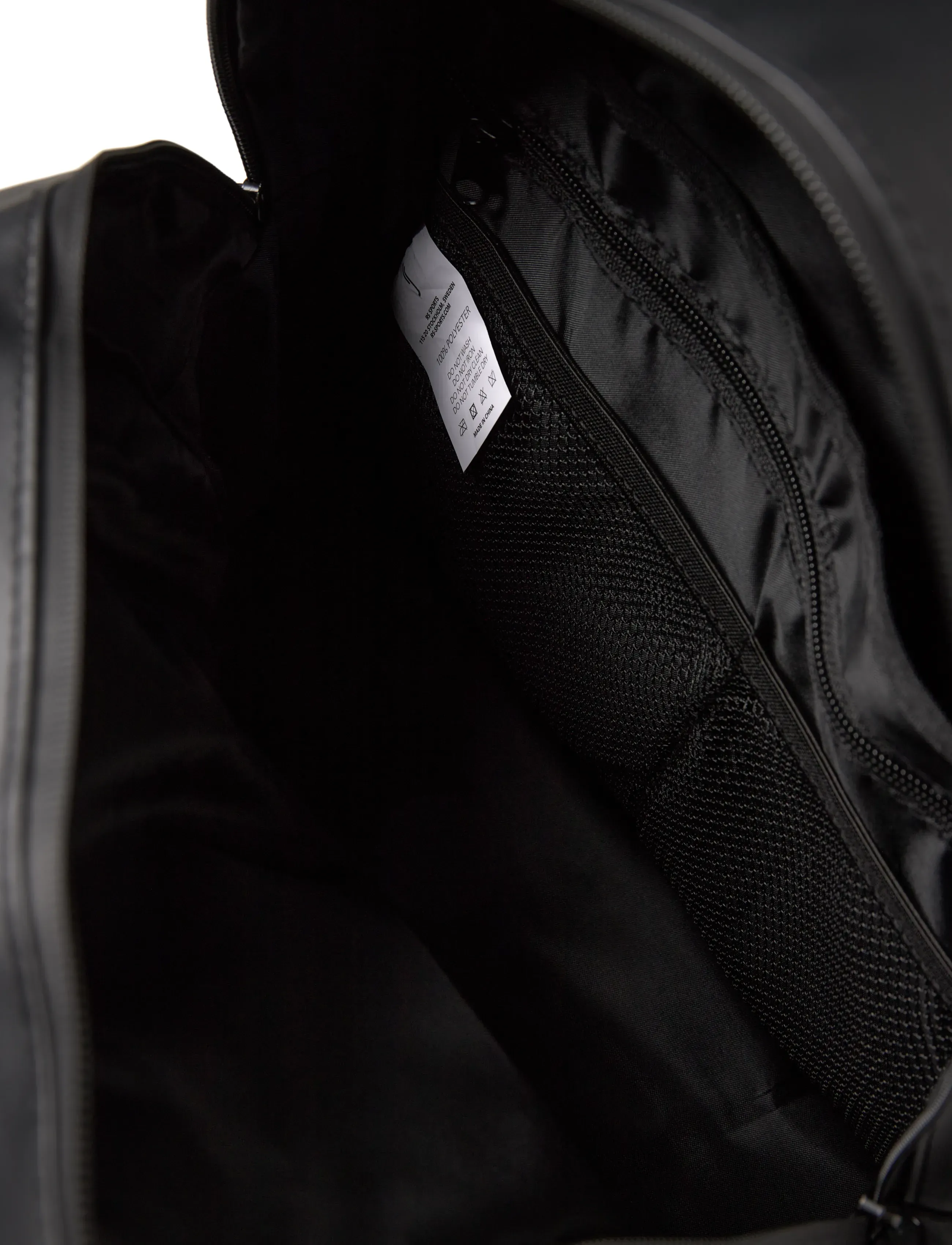 RS Sports - Performance Training Backpack (Black/White,One Size,st) - rucksäcke - black/white - 5