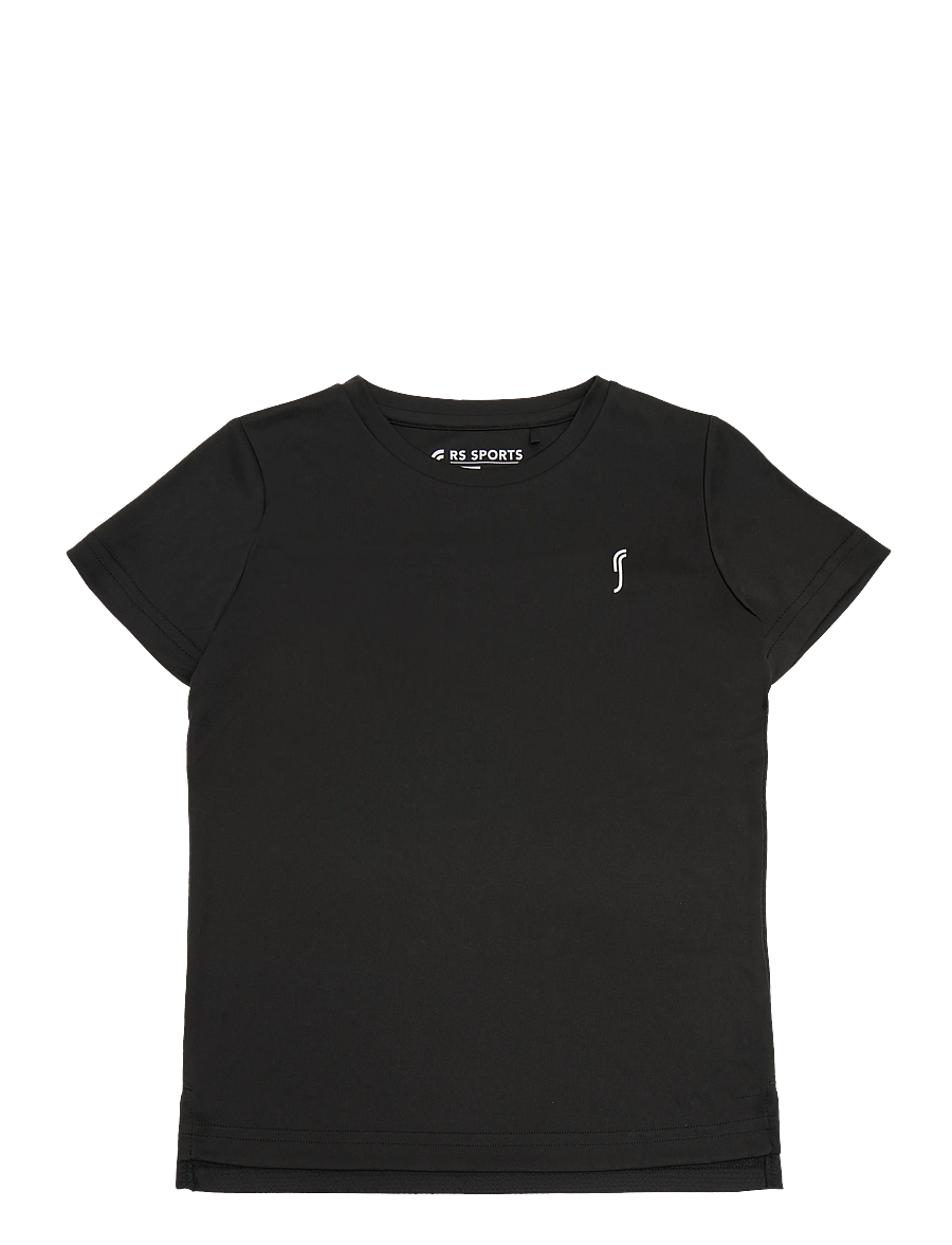 RS Sports - Junior Performance Tee - kortärmade t-shirts - black - 0