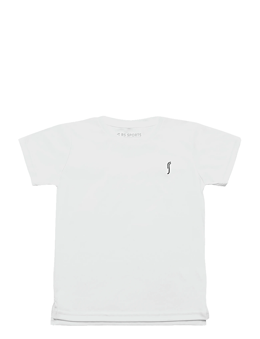 RS Sports - Junior Performance Tee - kortärmade t-shirts - white/black - 0