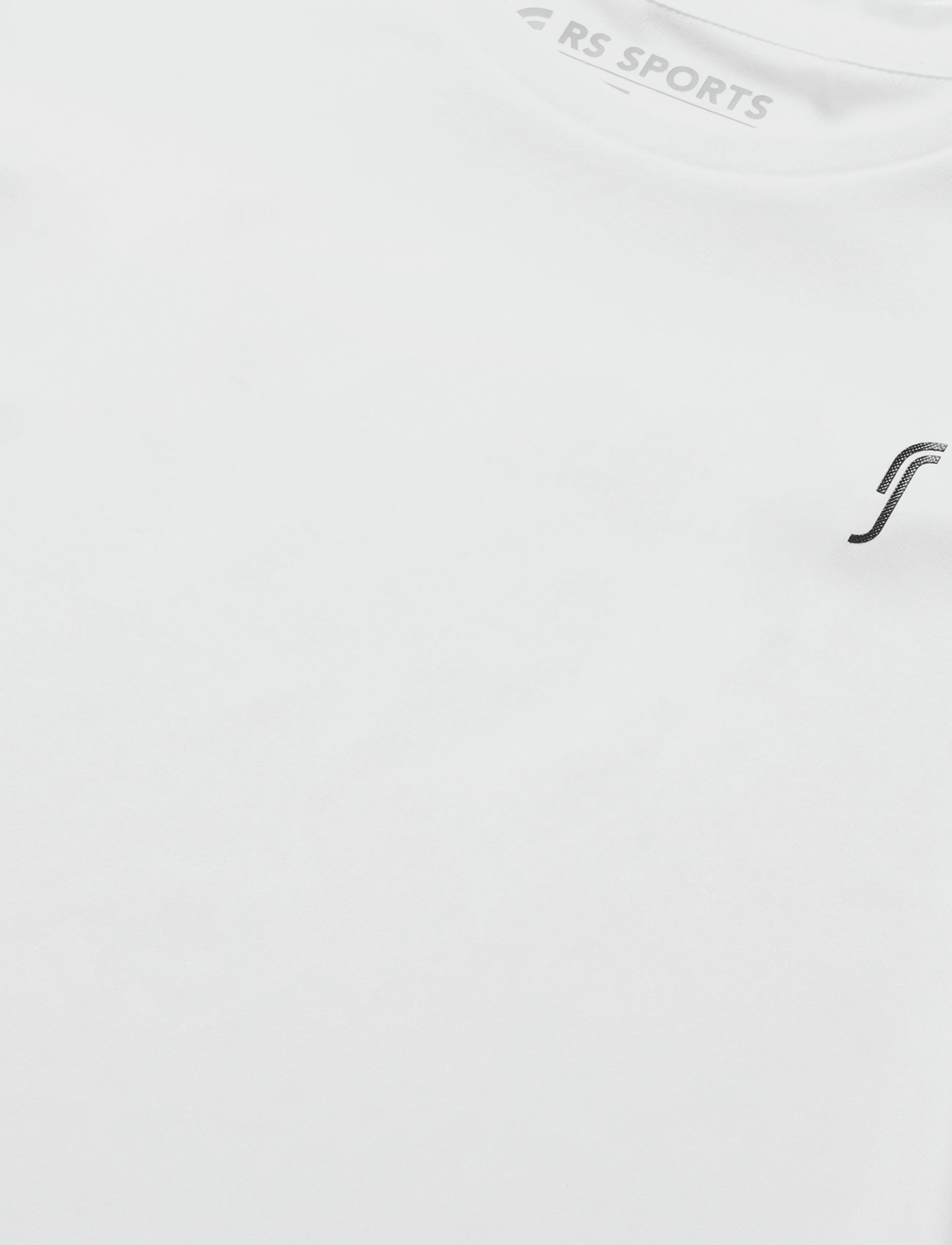 RS Sports - Junior Performance Tee - kortärmade t-shirts - white/black - 2
