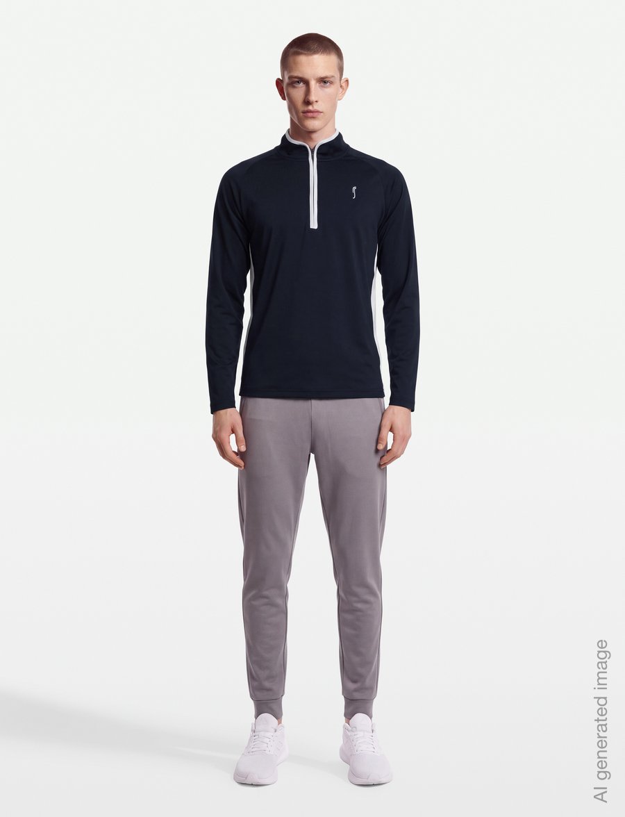 RS Sports - Men's National Team Half Zip REC - fleece & mellanlager - navy - 0