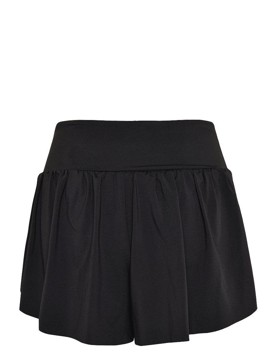 RS Sports - Women's Court Pleated Shorts (Brown/White,L,st) - trainingsshorts - black - 1