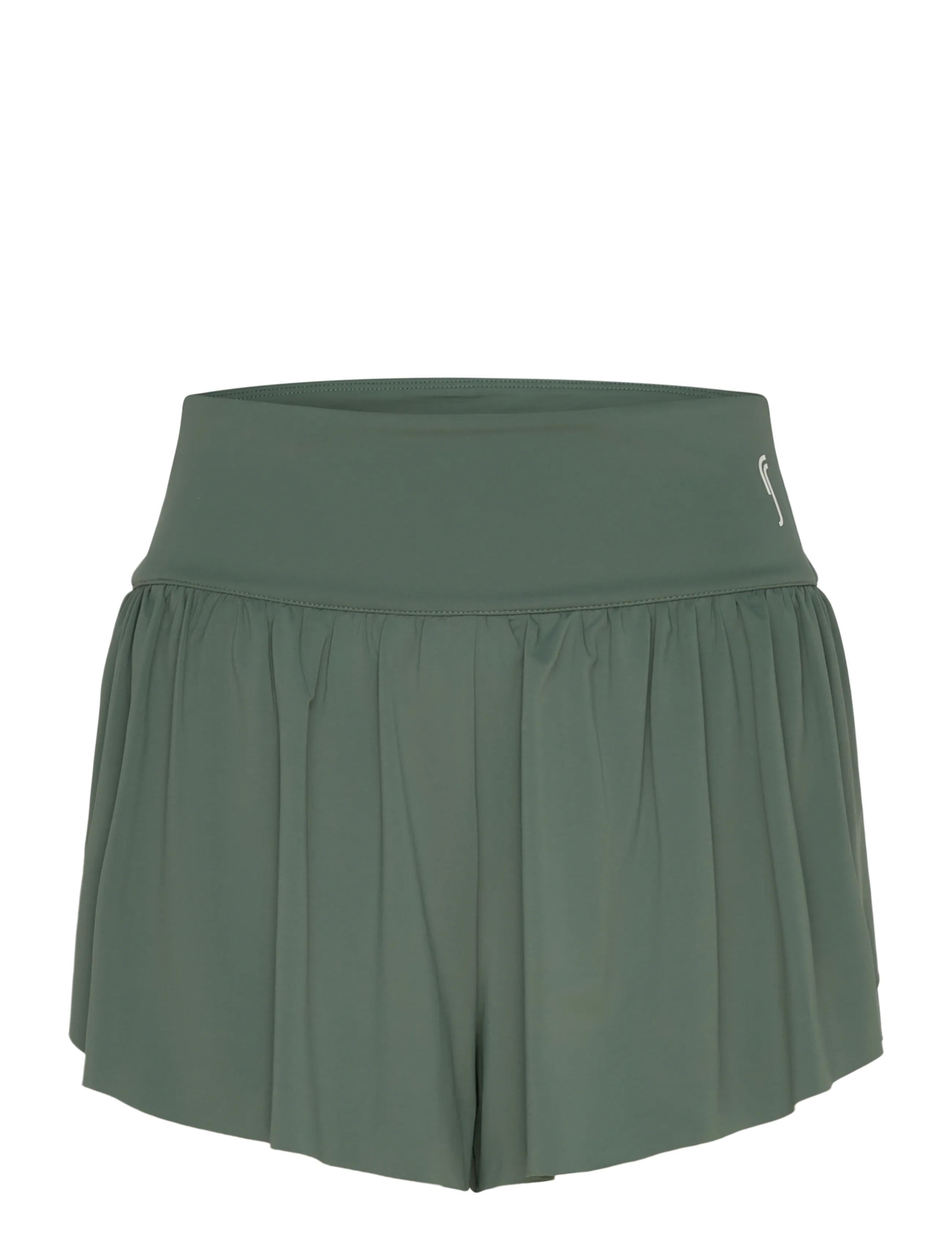RS Sports Women's Court Pleated Shorts - Plus Size - COURT GREEN / khaki/green