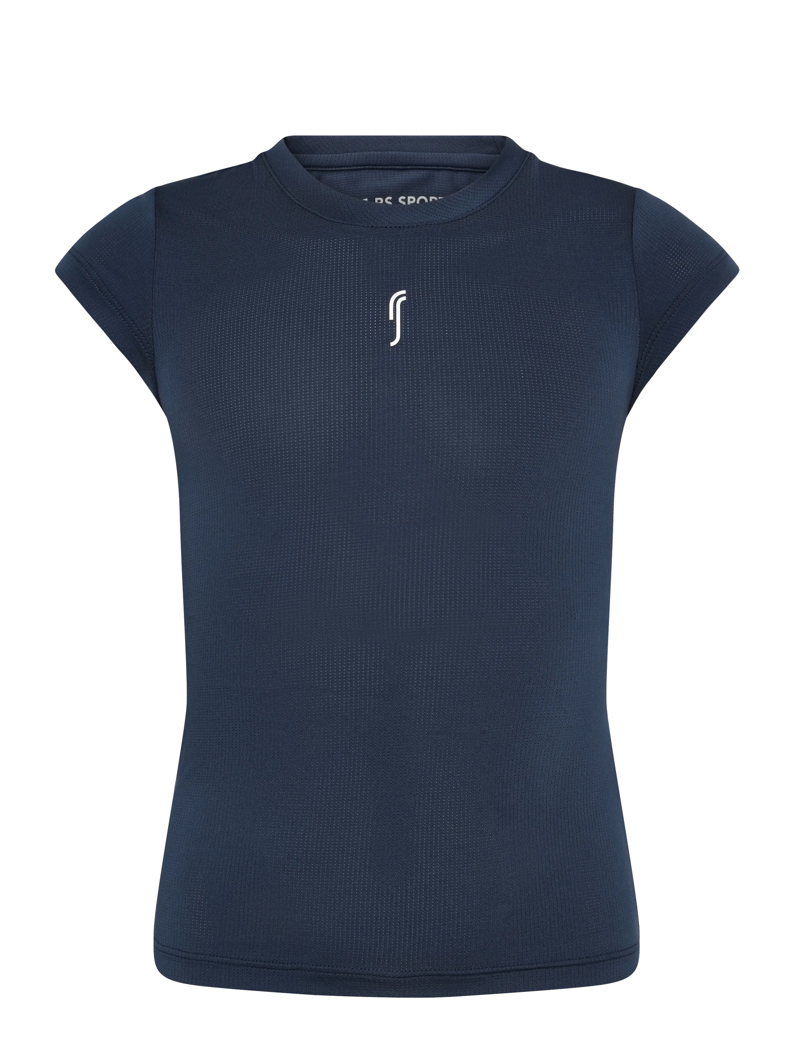RS Sports Girl’s Performance Top - Mesh  - Tops - NAVY/WHITE / navy