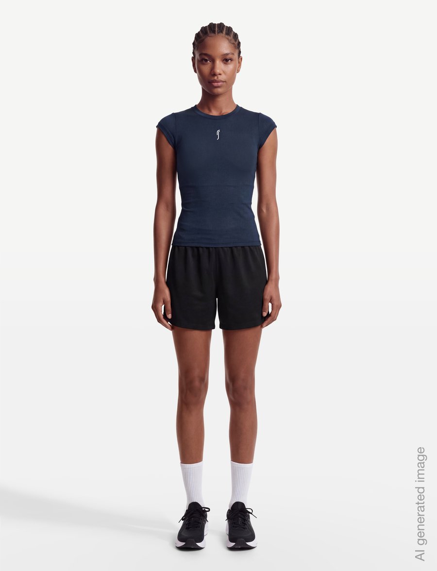 RS Sports - Girl’s Performance Top - Mesh - sportoberteile - navy/white - 0
