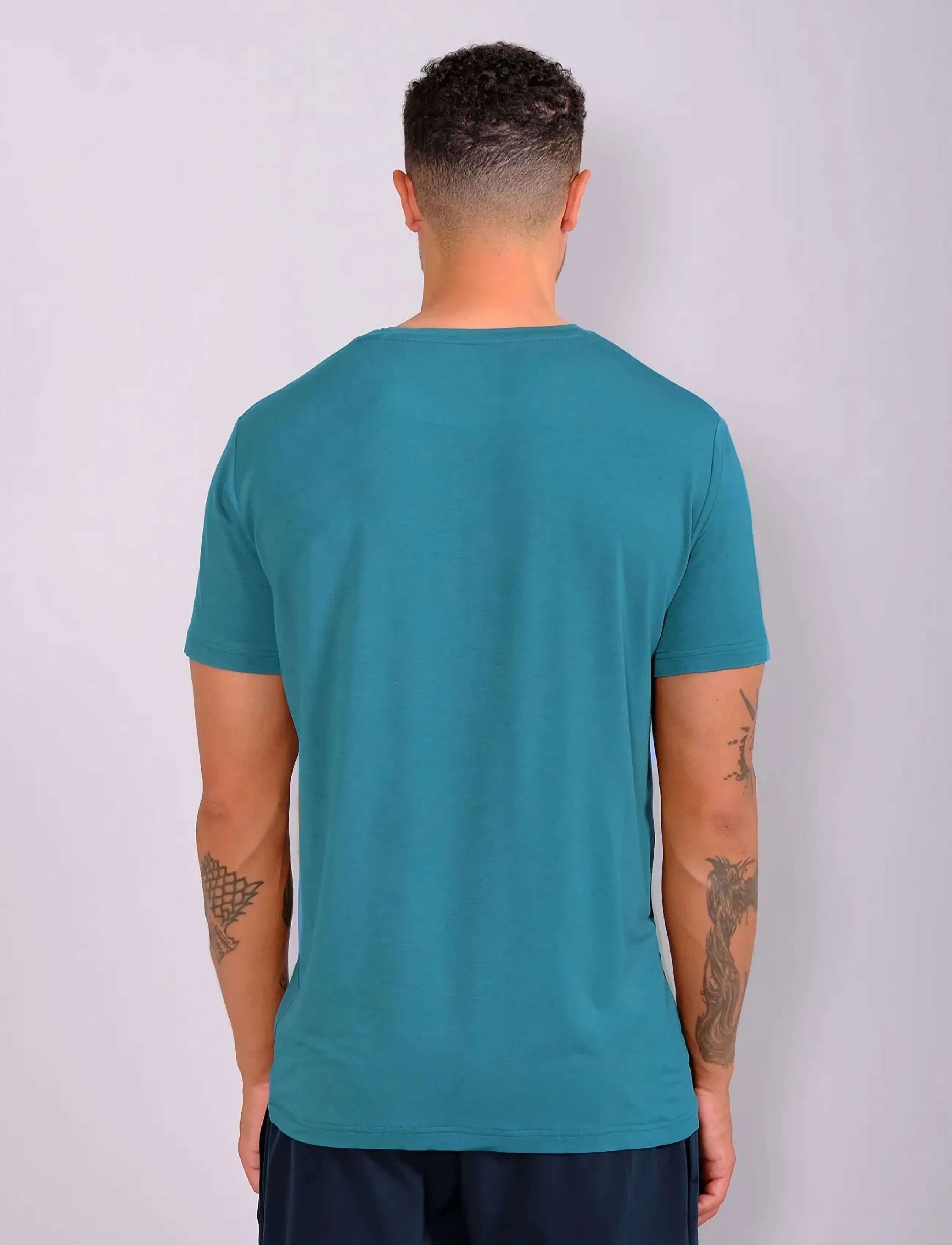 RS Sports - Men's Paris Modal Tee - lyhythihaiset - striking teal - 3