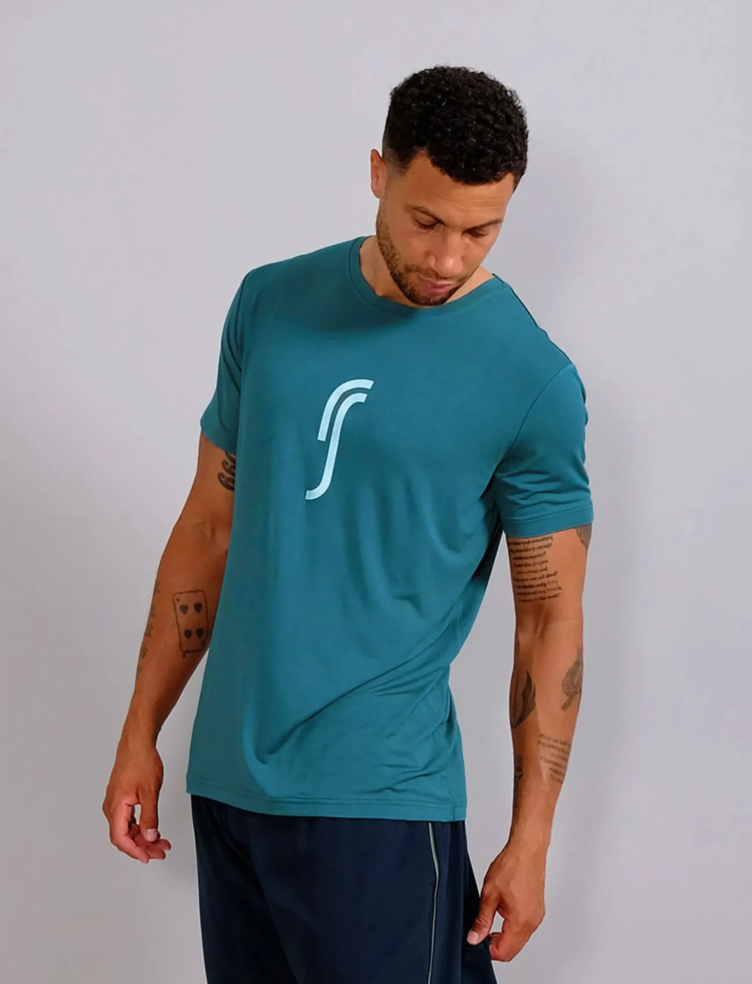 RS Sports - Men's Paris Modal Tee - lyhythihaiset - striking teal - 4