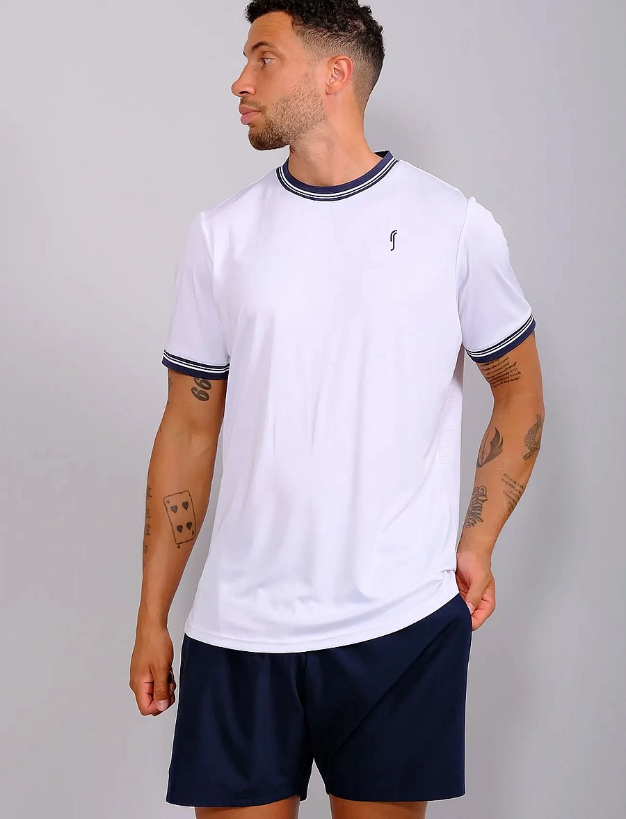 RS Sports - Men's Performance Tee - Crew Neck REC - t-shirts - white - 0