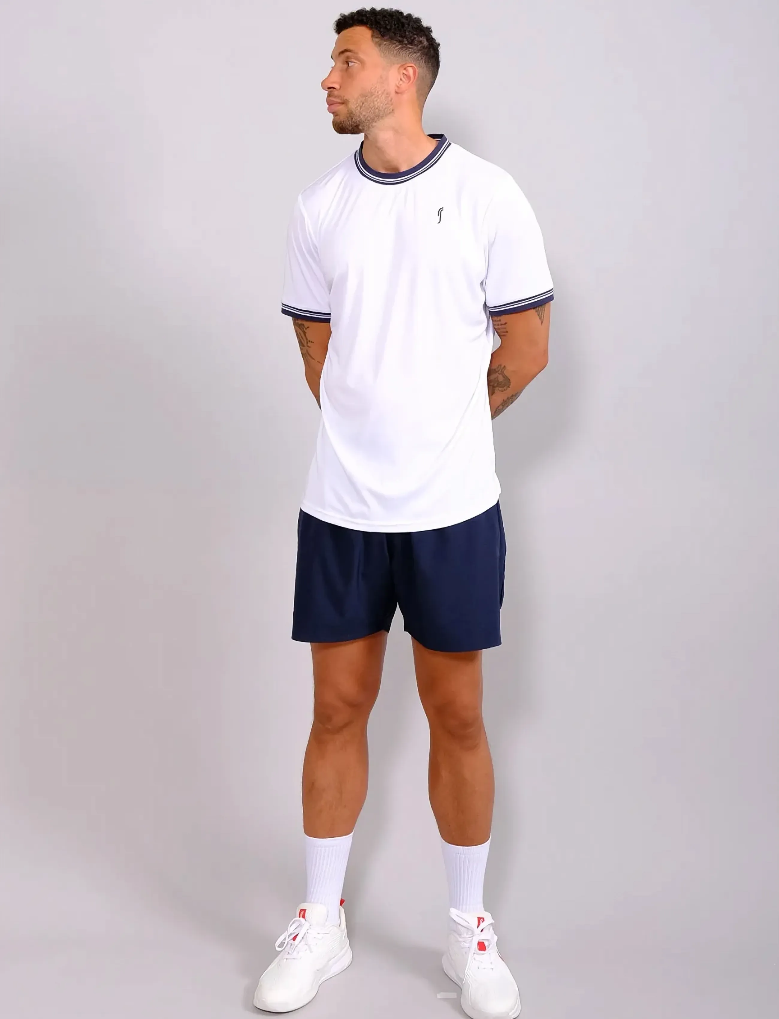 RS Sports - Men's Performance Tee - Crew Neck REC - t-shirts - white - 3