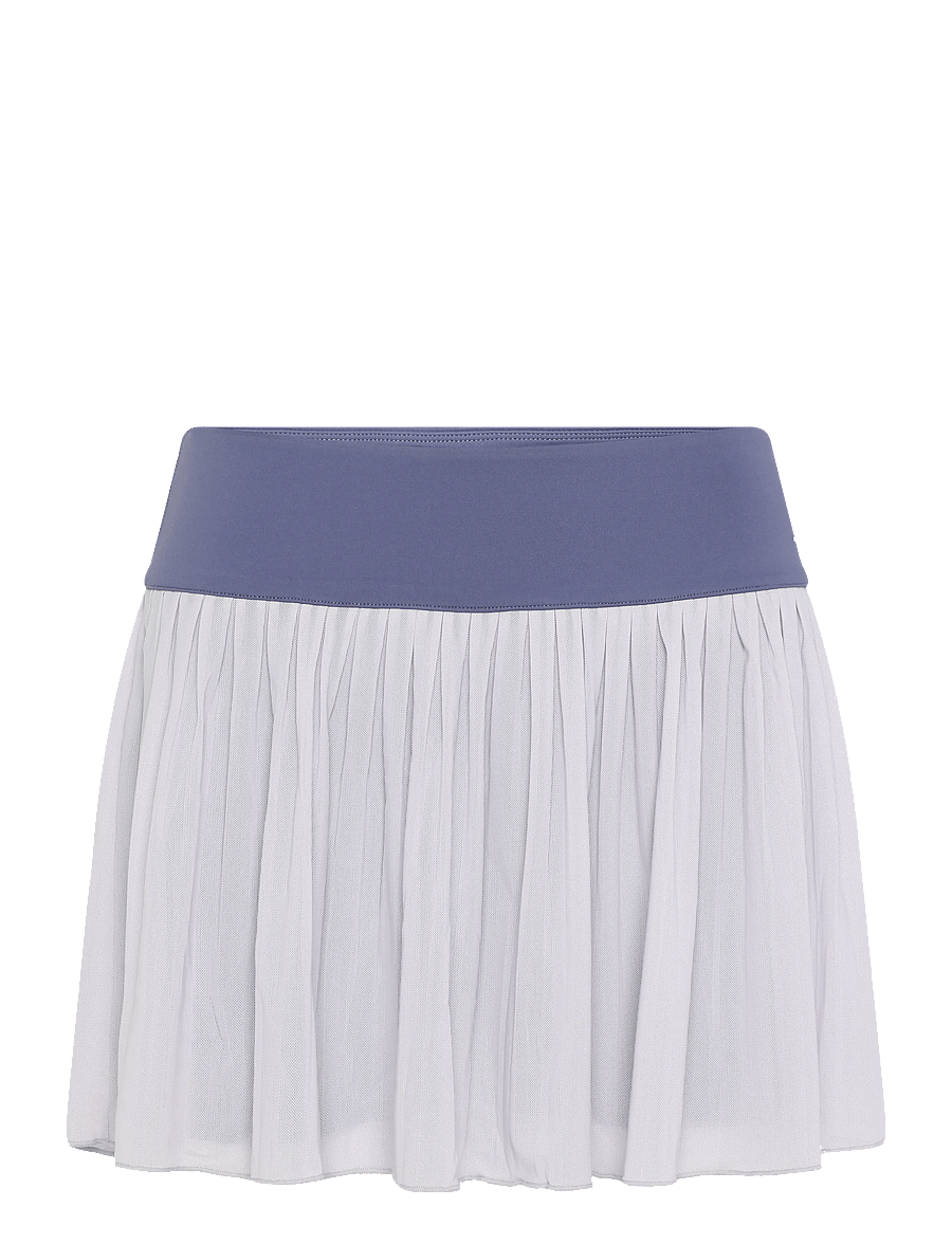 RS Sports - Women's Court Pleated Skirt - Mesh (Brown/White,M,st) - klänningar & kjolar - ace purple/ace purple - 0