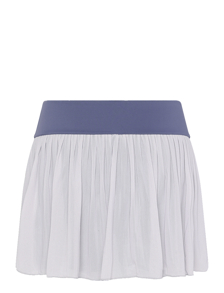 RS Sports - Women's Court Pleated Skirt - Mesh (Brown/White,M,st) - klänningar & kjolar - ace purple/ace purple - 1