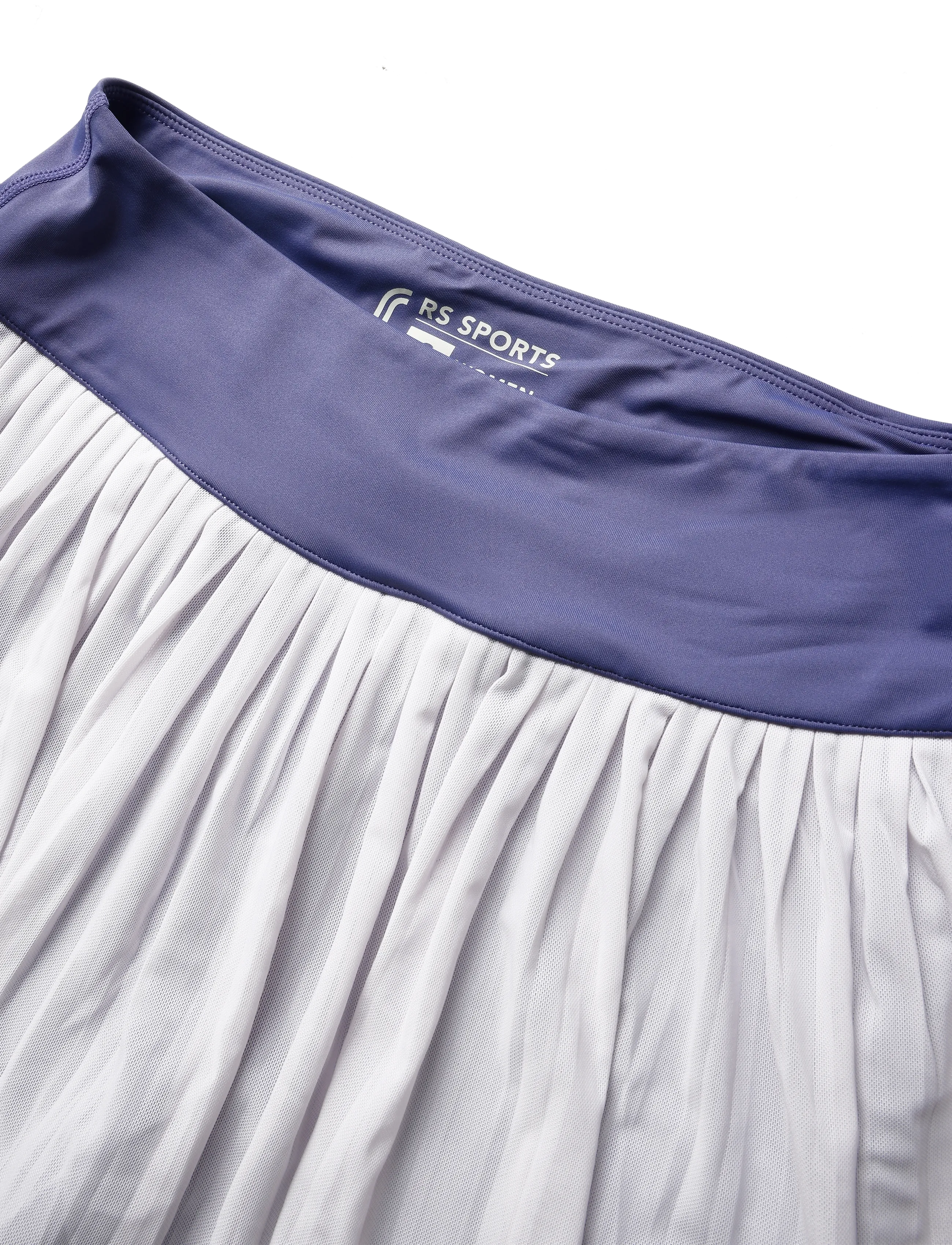 RS Sports - Women's Court Pleated Skirt - Mesh (Brown/White,M,st) - klänningar & kjolar - ace purple/ace purple - 2