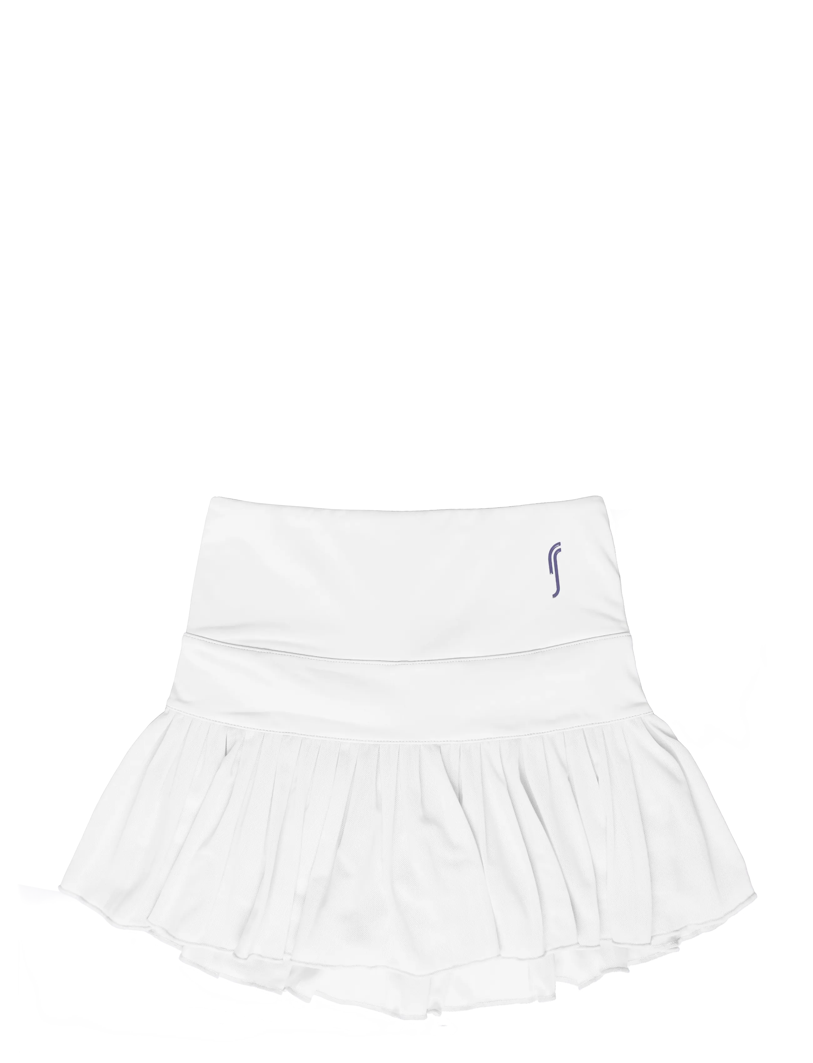 RS Sports Girl's Match Skirt - Mesh - Skorts - ACE/SOLID PURPLE / purple