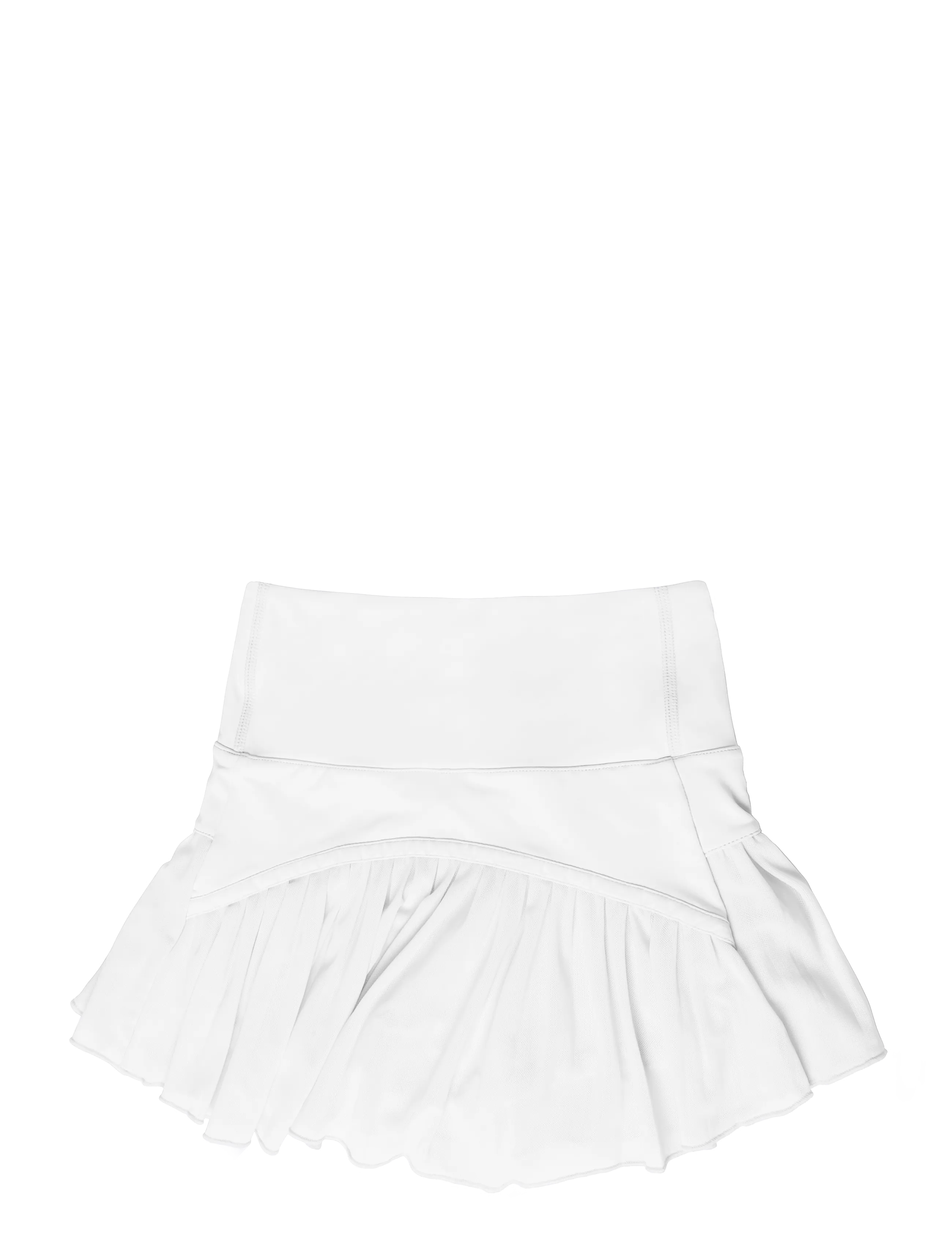 RS Sports - Girl's Match Skirt - Mesh - ace/solid purple - 1