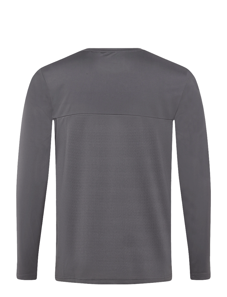 RS Sports - Men's Performance Long Sleeve REC (Deep Grey/Ace Yellow,XXL,st) - langærmede t-shirts - deep grey/ace yellow - 1