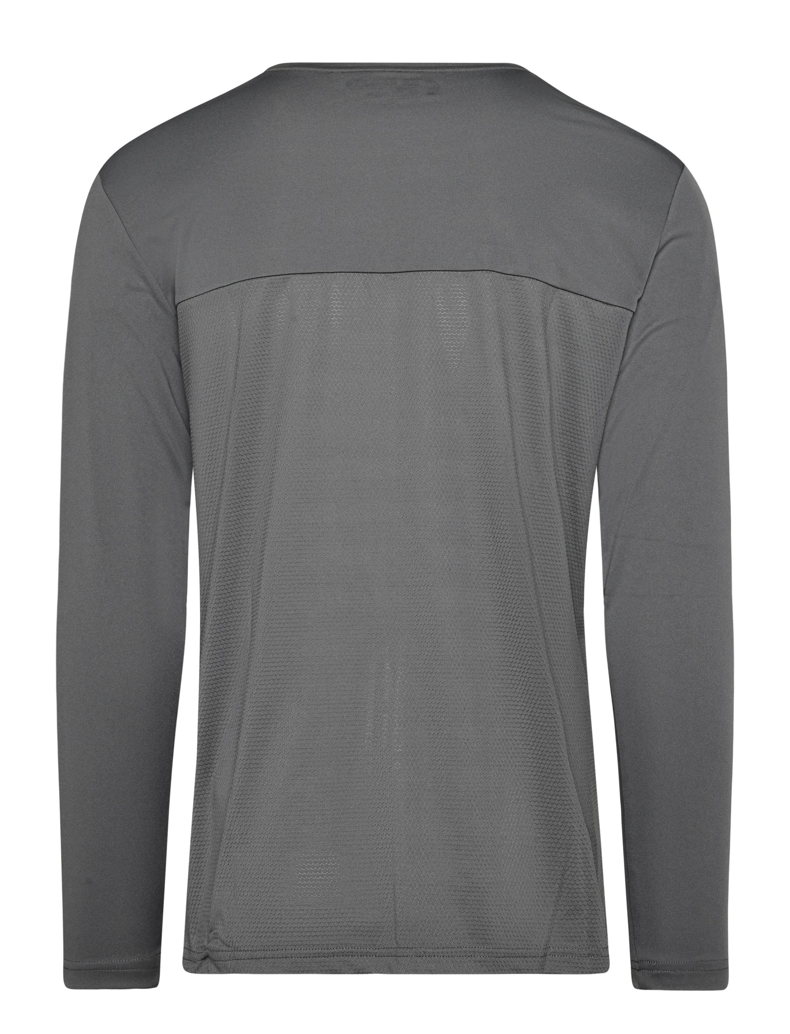 RS Sports - Men's Performance Long Sleeve REC (Deep Grey/Ace Yellow,L,st) - deep grey/ace yellow - 1