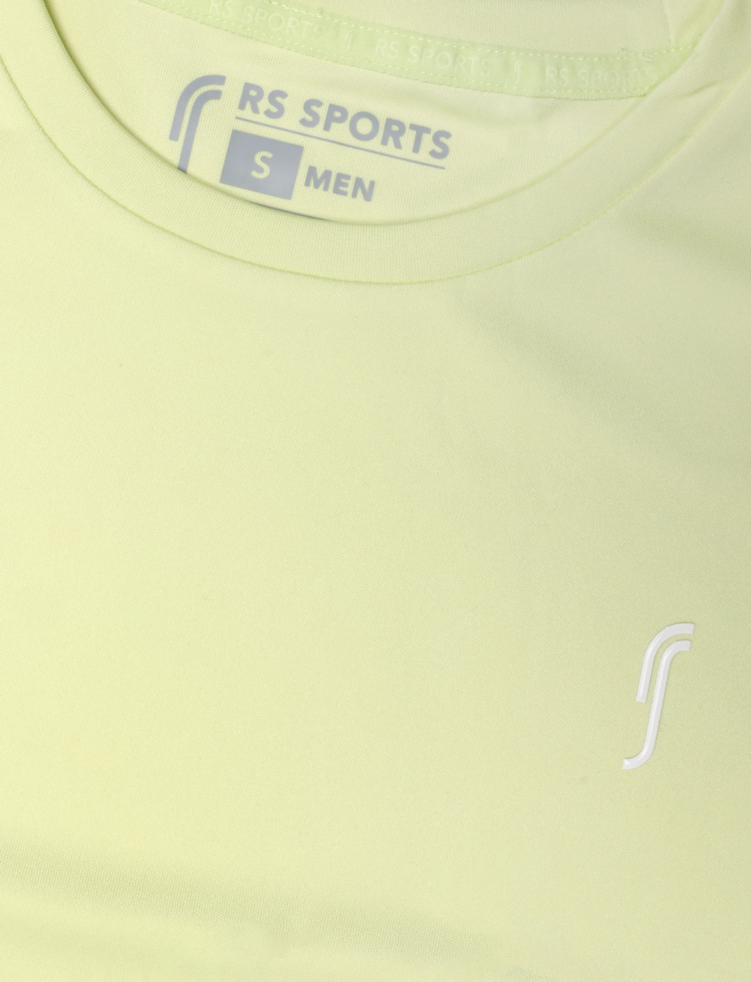 RS Sports - Men's Performance Tee REC (Ace Yellow/White,L,st) - t-särgid - ace yellow/white - 2