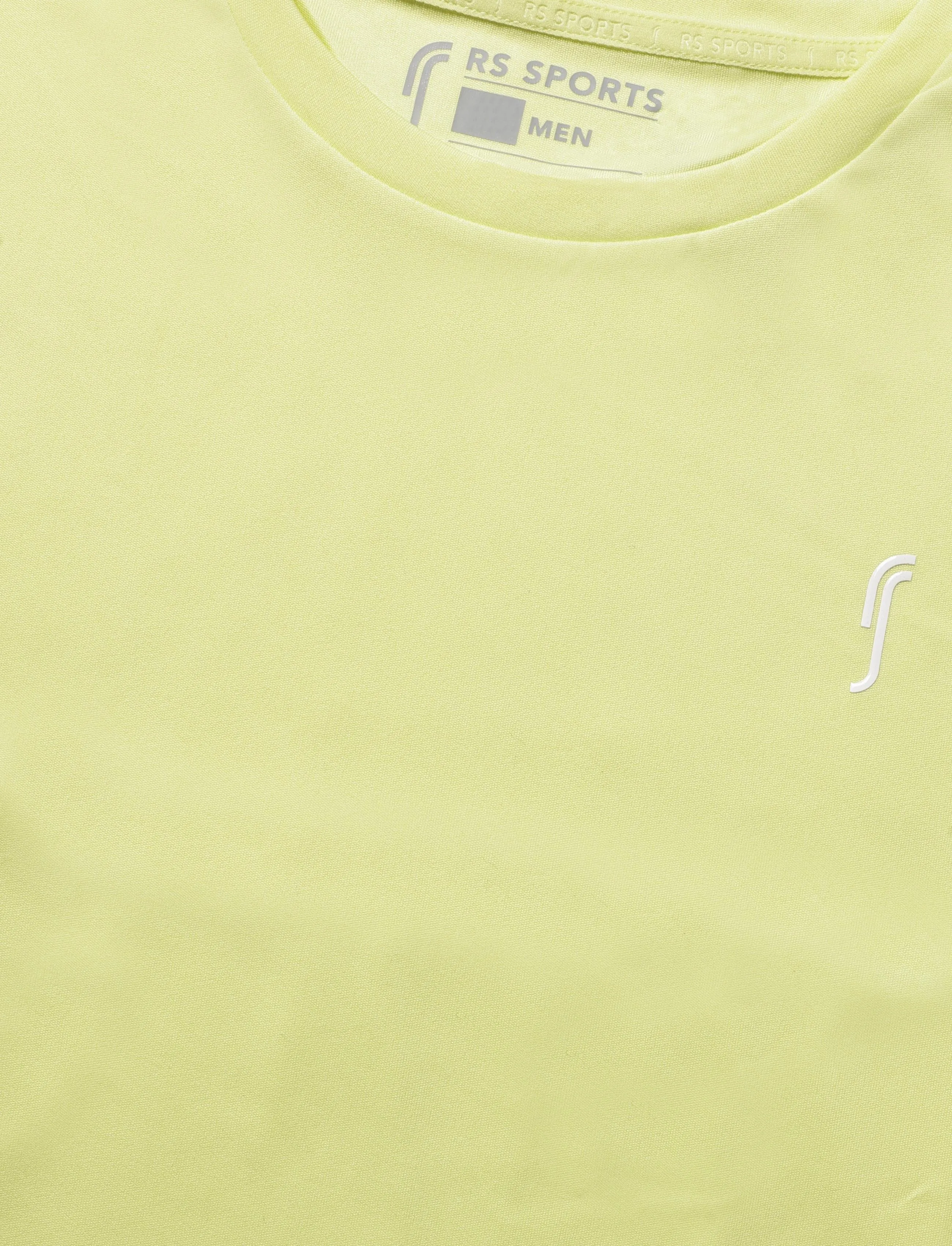 RS Sports - Men's Performance Tee REC (Ace Yellow/White,M,st) - ace yellow/white - 2