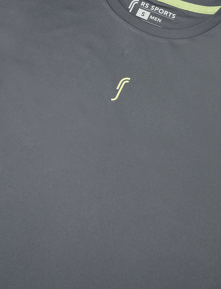 RS Sports - Men's Performance Tee REC - t-särgid - deep grey/ace yellow - 5