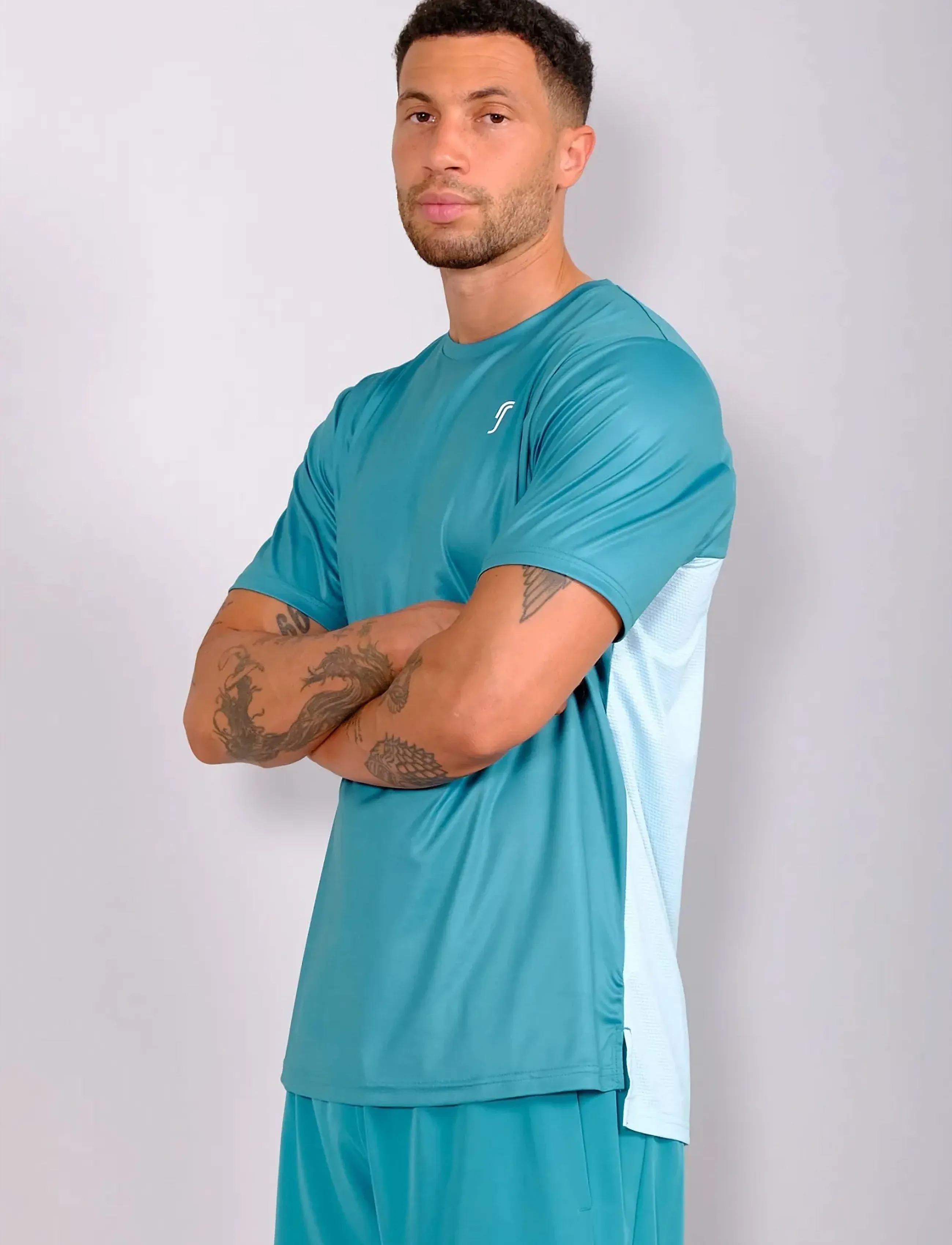 RS Sports Men's Performance Tee Rec, L, Sport Oberteile, Grün - T-shirts, Männerswear