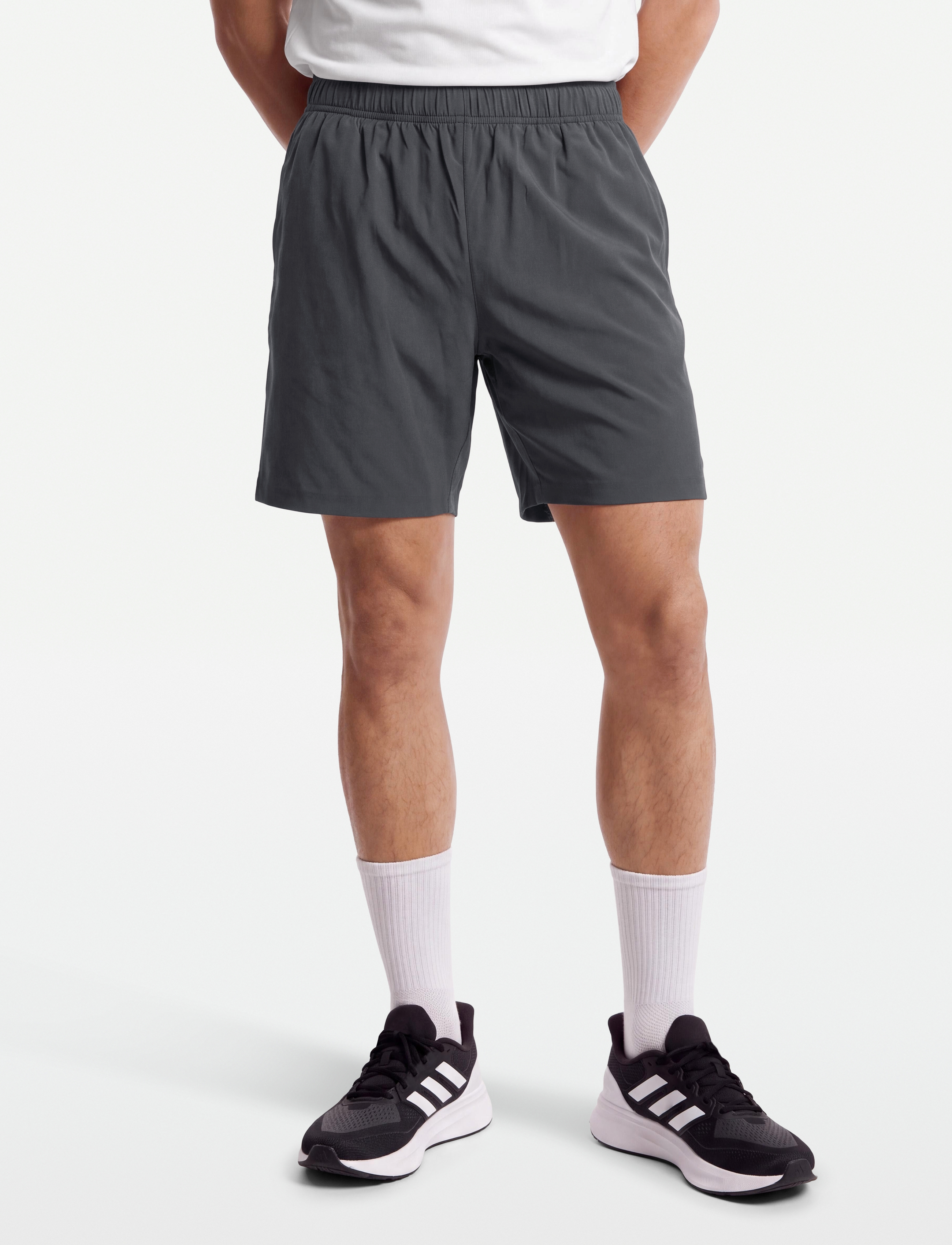 RS Sports - Men's Performance Shorts REC (Deep Grey/Ace Yellow,XL,st) - herbstersparnisse - deep grey/ace yellow - 3