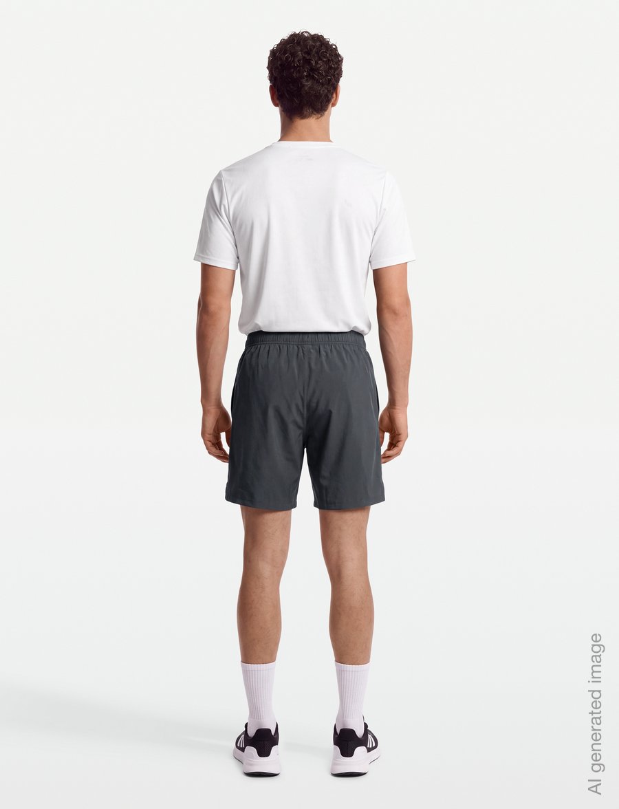 RS Sports - Men's Performance Shorts REC (Deep Grey/Ace Yellow,XL,st) - træningsshorts - deep grey/ace yellow - 4