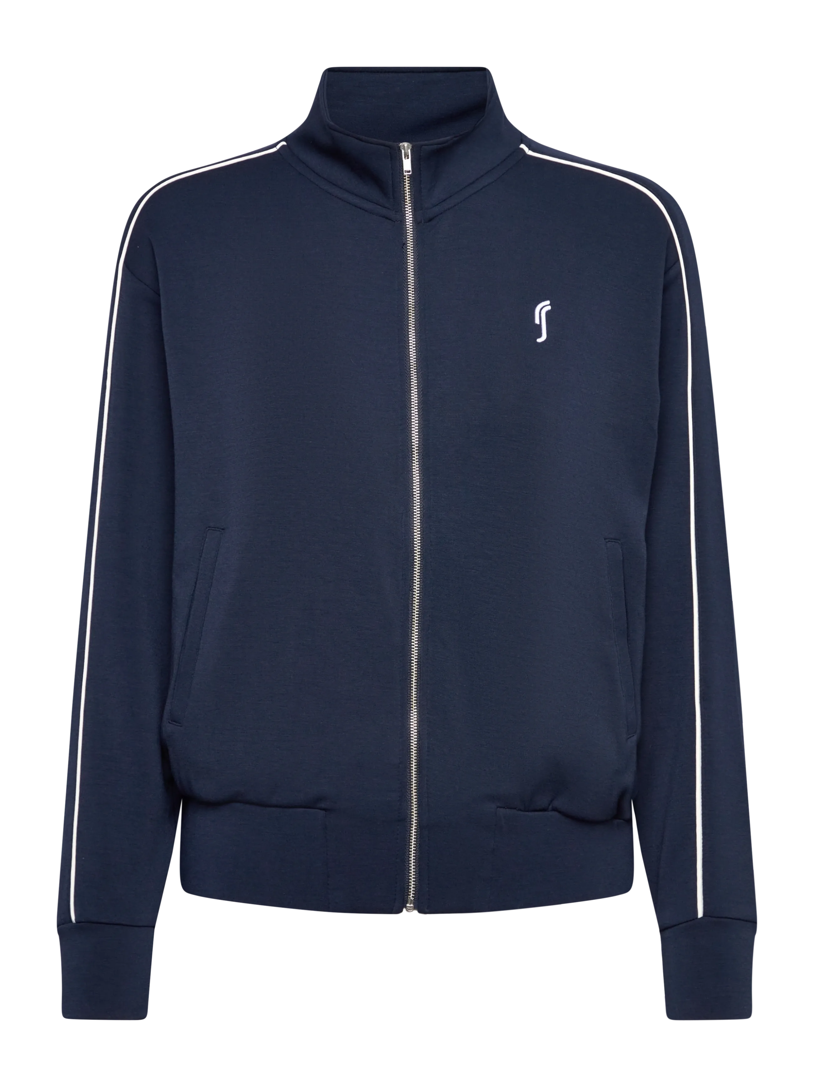 RS Sports Women's Court Zip Sweater - Clothing - NAVY / navy